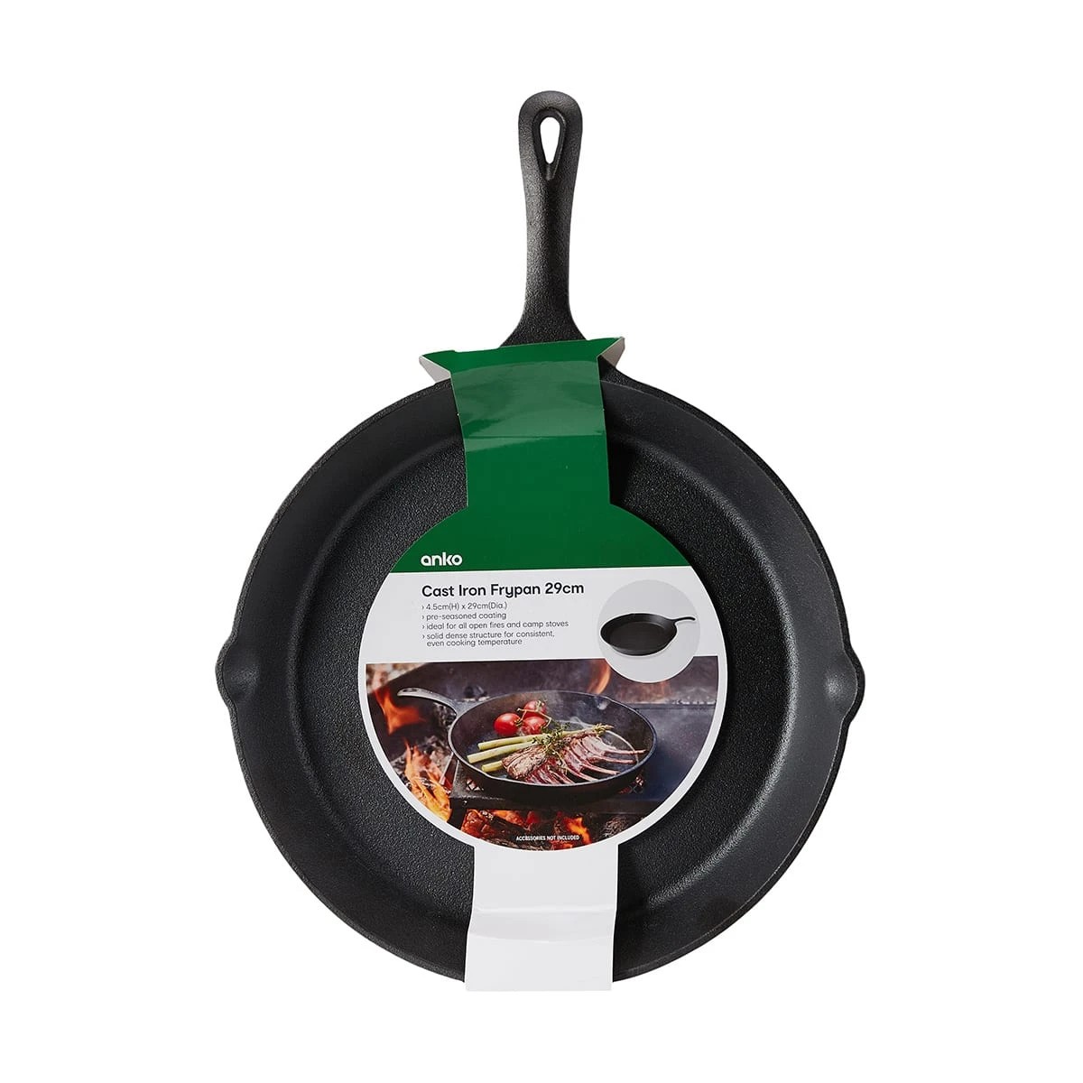 8 29cm Cast Iron Frypan, 8 of 9
