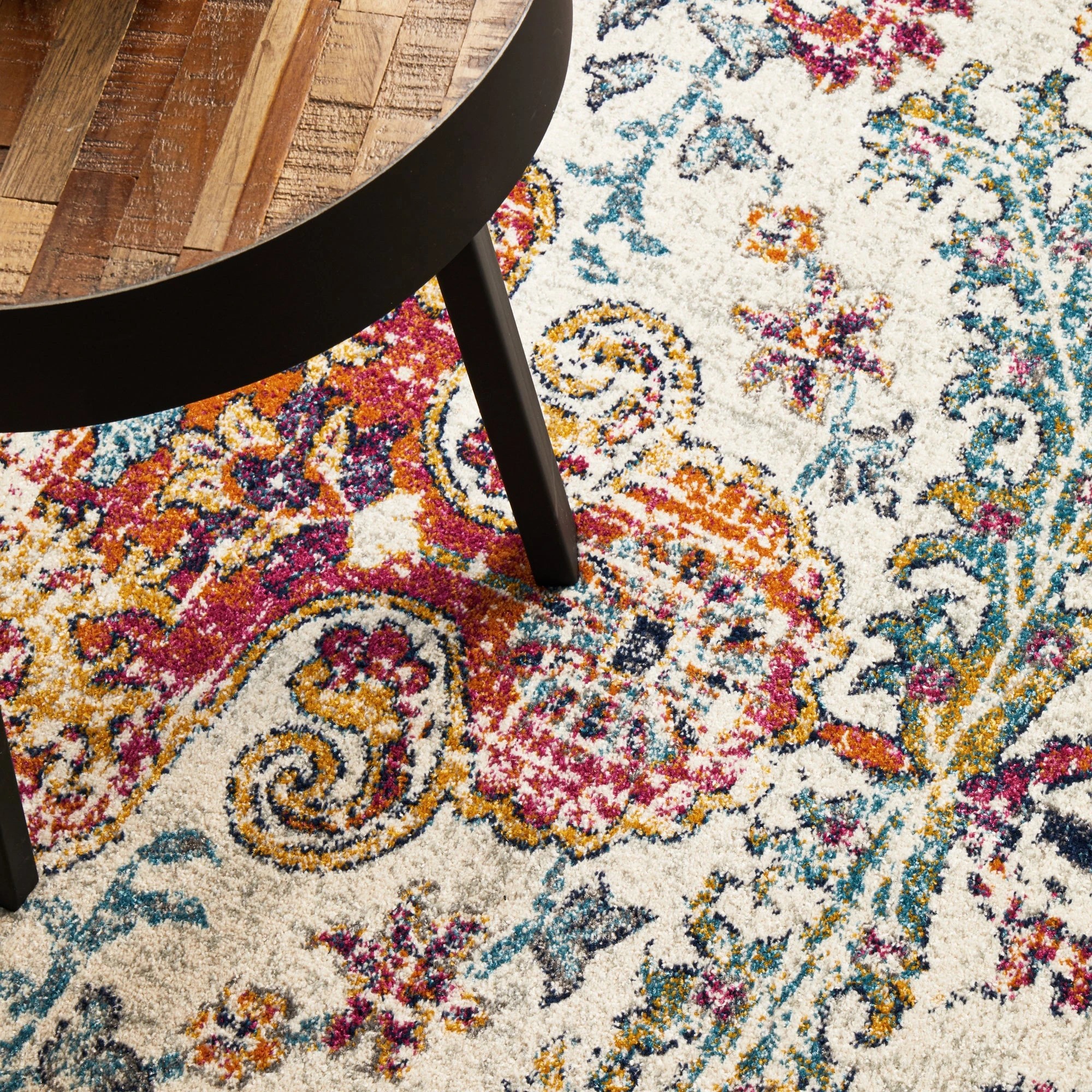 8 Common Ground Rugs Encore 254 290x200cm - Large Floor Rug - White, 8 of 9