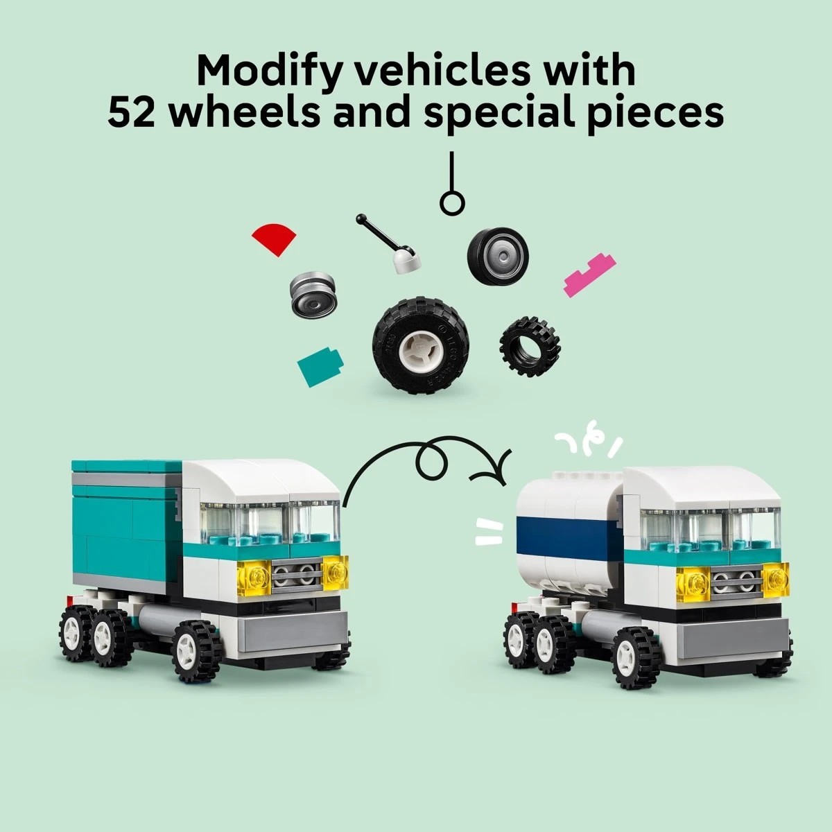 6 LEGO Classic Creative Vehicles 11036, 6 of 11