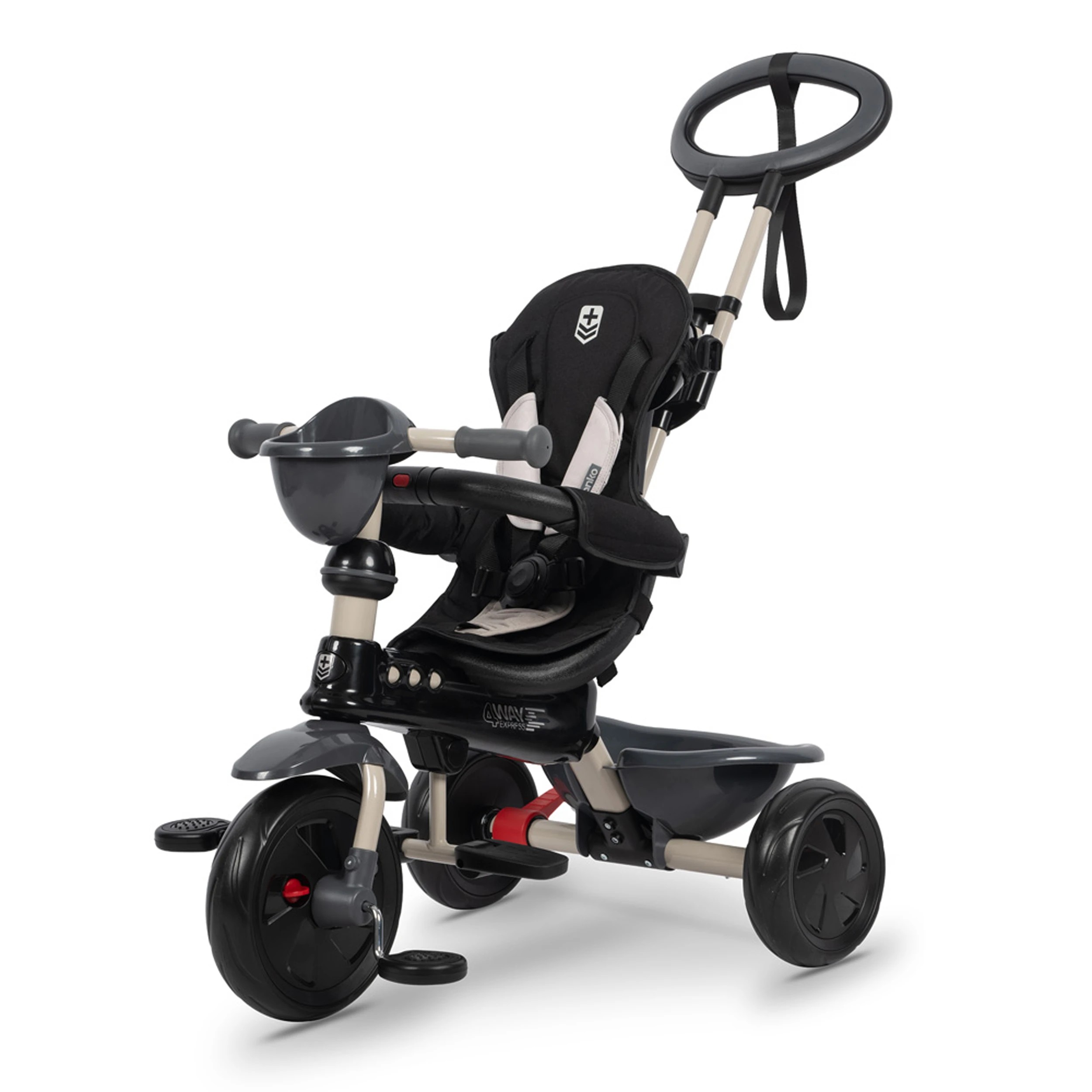 2 4 Way Express Trike - Black and Grey, 2 of 8