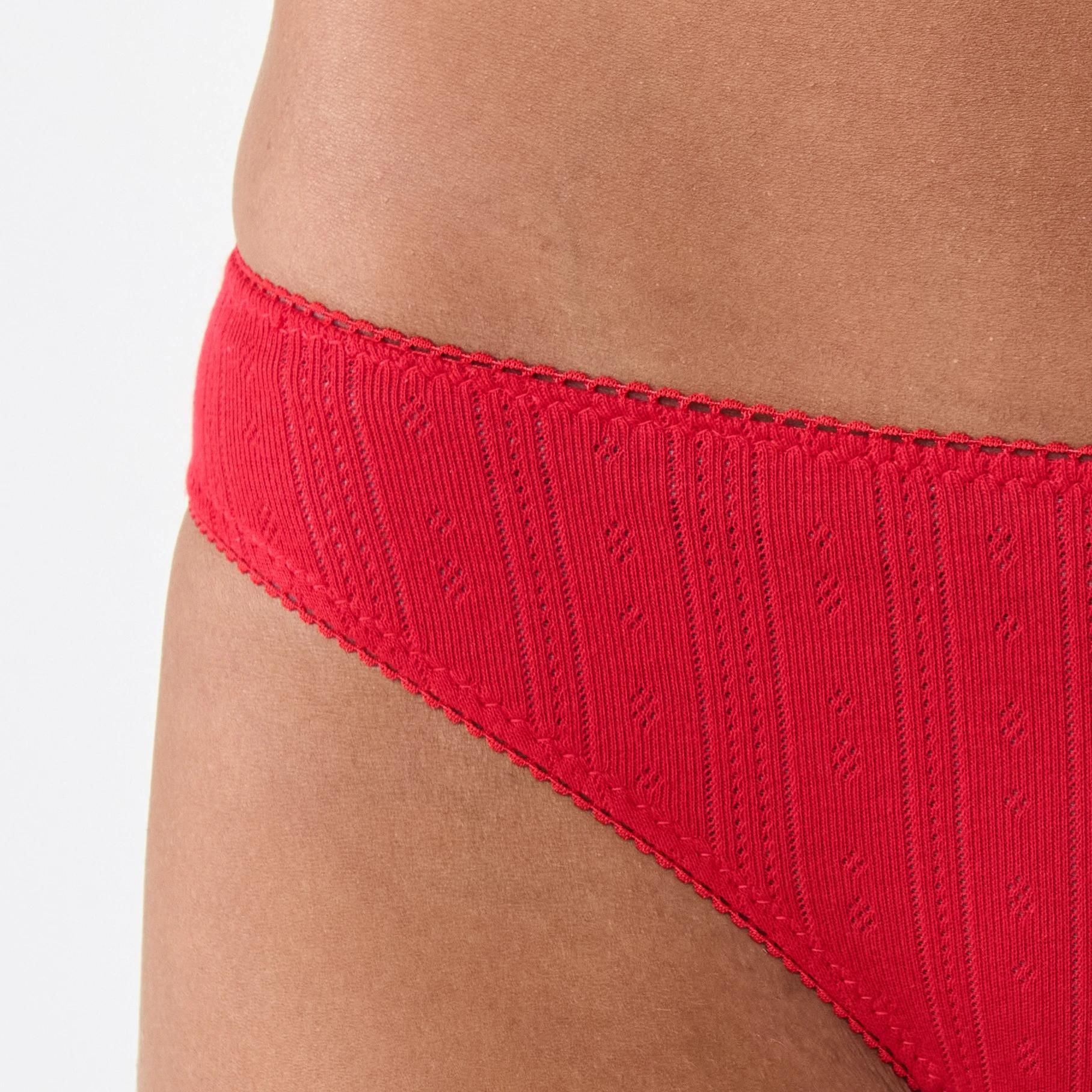 8 3 Pack Pointelle Cheeky Bikini Briefs Fruits, 8 of 9