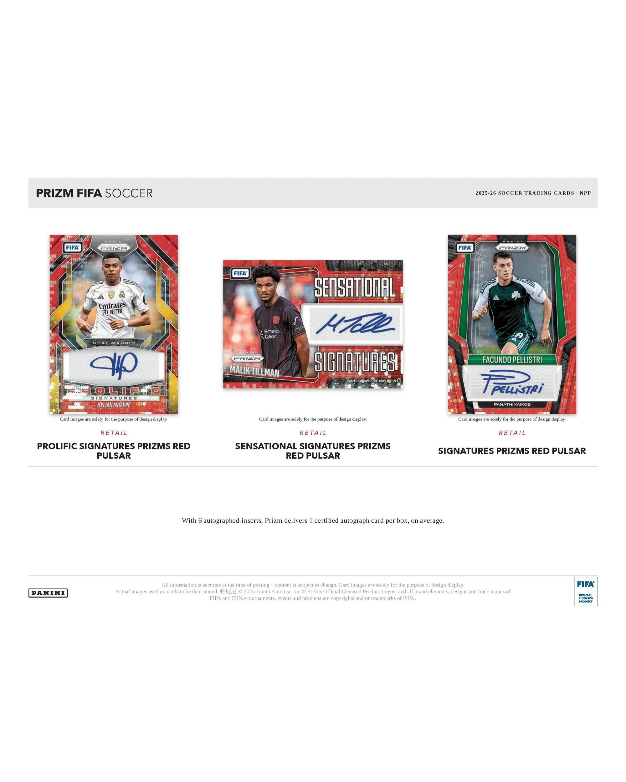 5 Panini 2025/2026 Prizm FIFA Soccer Blaster Box, 5 of 6
