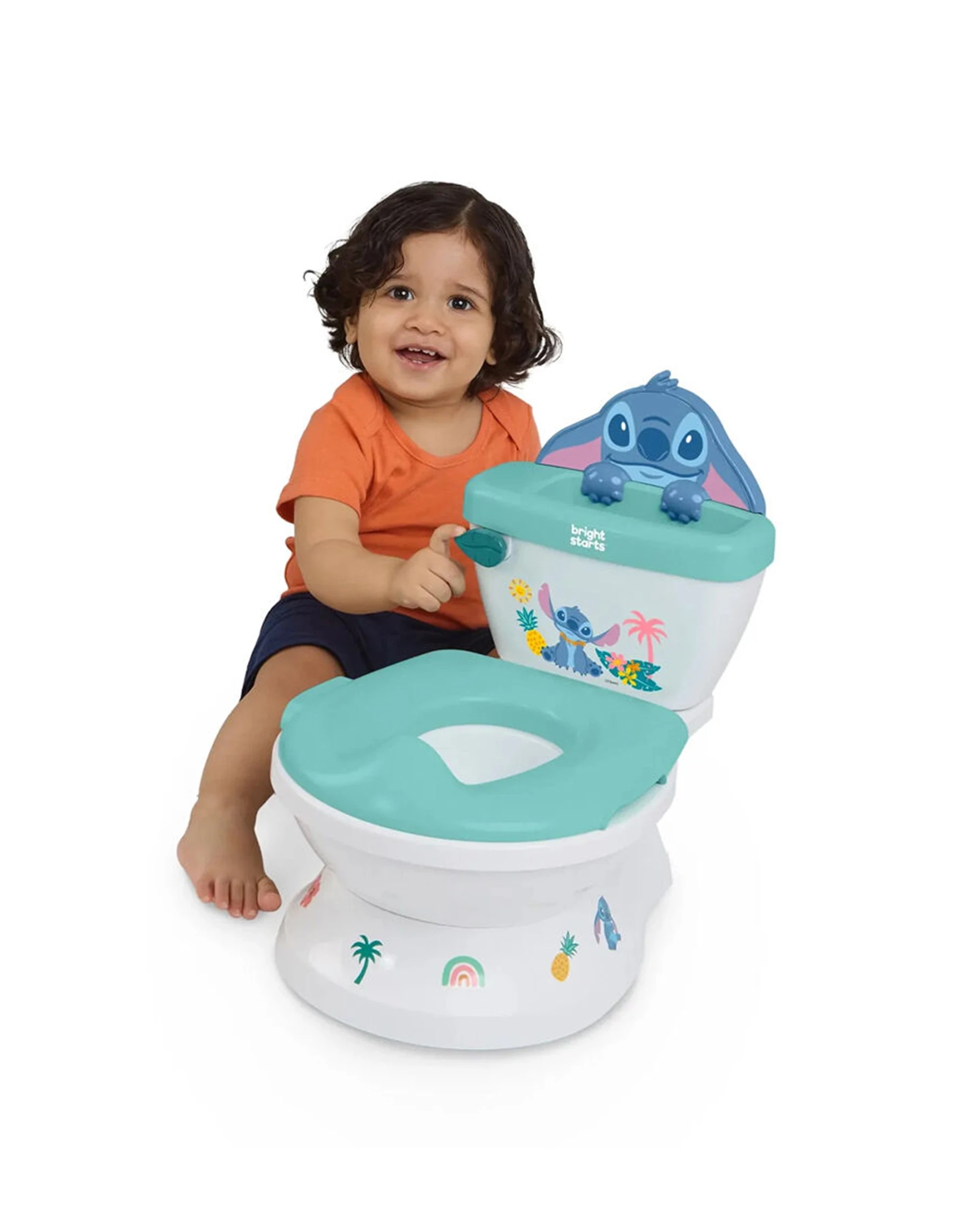 2 Bright Starts Disney Stitch My Size Potty 2 In 1 Toilet Training Seat 18m And Up - Multi, 2 of 2