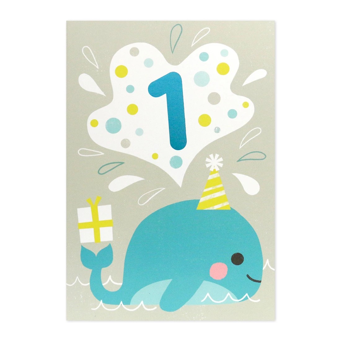 3 Connections from Hallmark 1st Birthday Card - Whale, 3 of 3