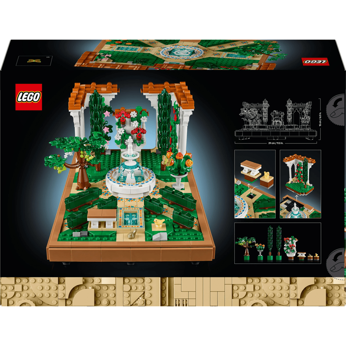 10 LEGO Icons Fountain Garden 10359, 10 of 10