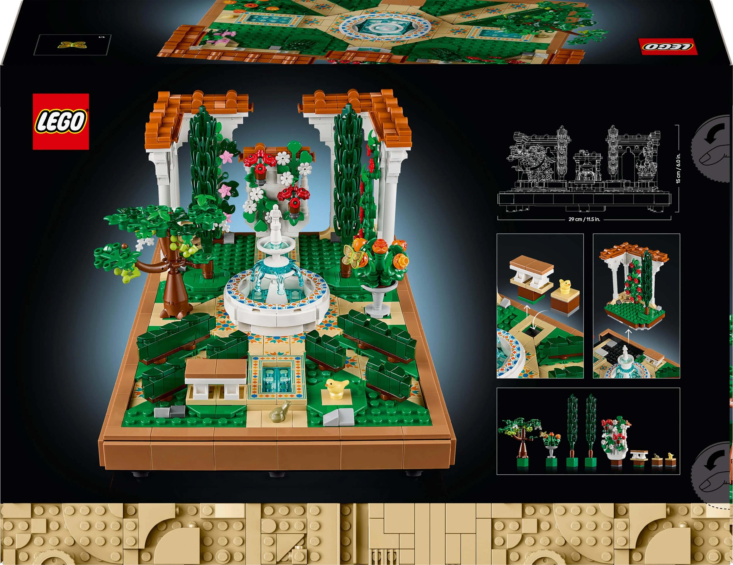 10 LEGO Icons Fountain Garden 10359, 10 of 10
