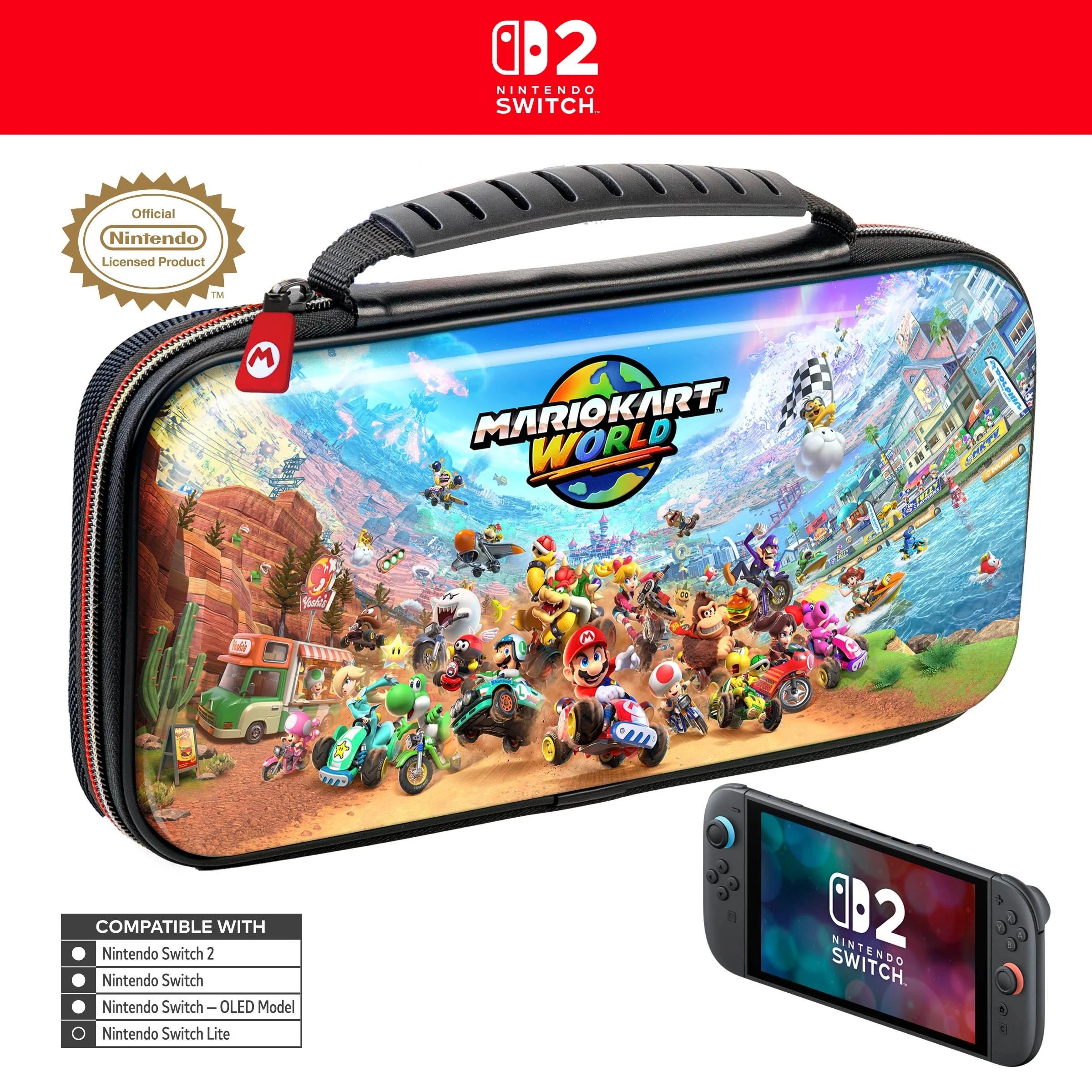 2 Nintendo Switch 2™ Game Traveler® Deluxe Case - Mario Kart World - Multi, 2 of 7