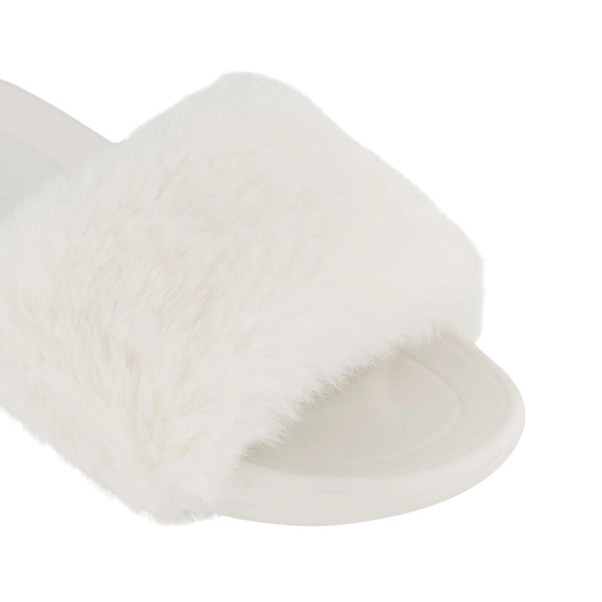 3 One Band Slipper Slides WHITE, 3 of 3