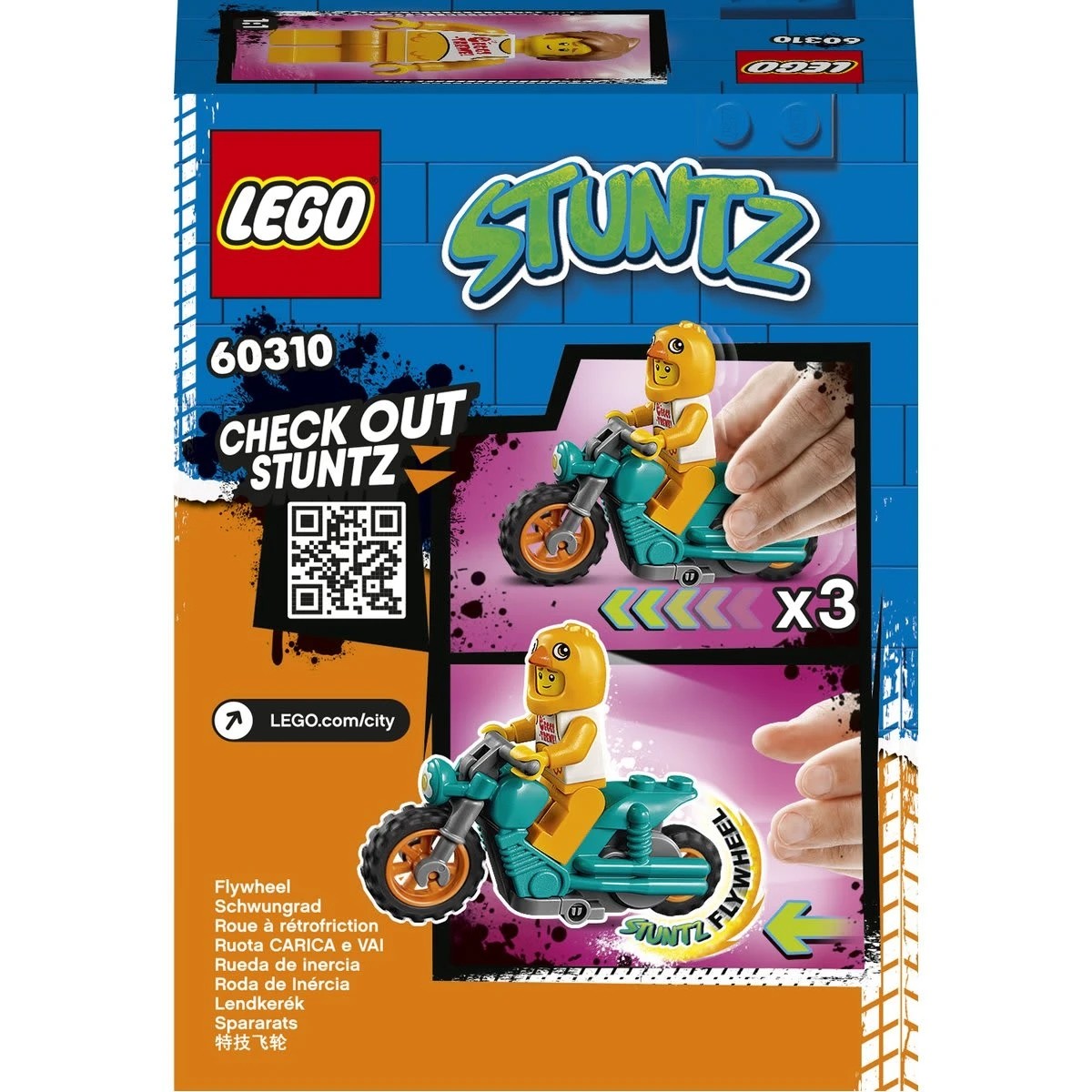 8 LEGO City Stunt Chicken Stunt Bike 60310, 8 of 8