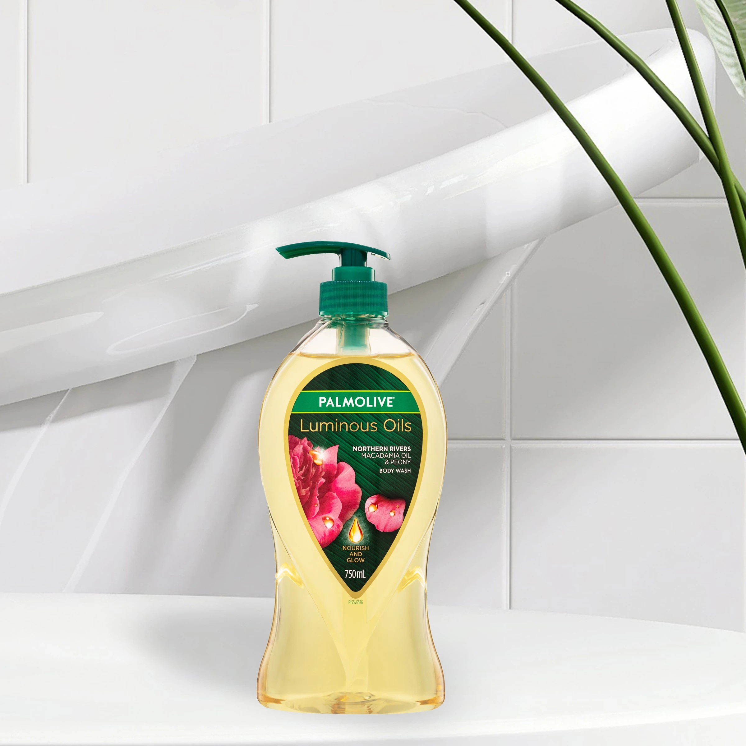 3 Palmolive Luminous Oils Body Wash 750ml - Northern Rivers Macadamia Oil and Peony, 3 of 9
