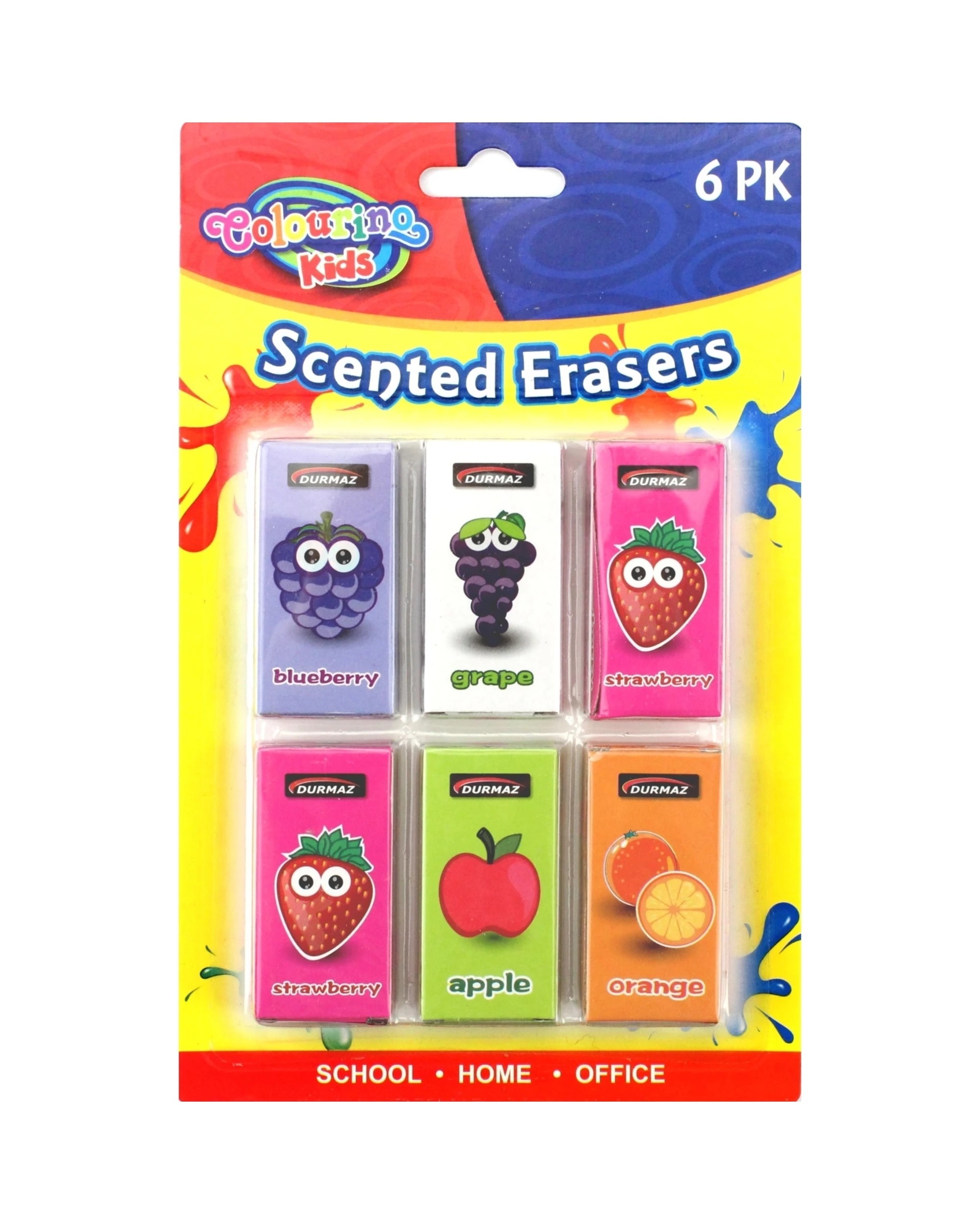 1 Durmaz Scented Erasers Pack of 6, 1 of 1
