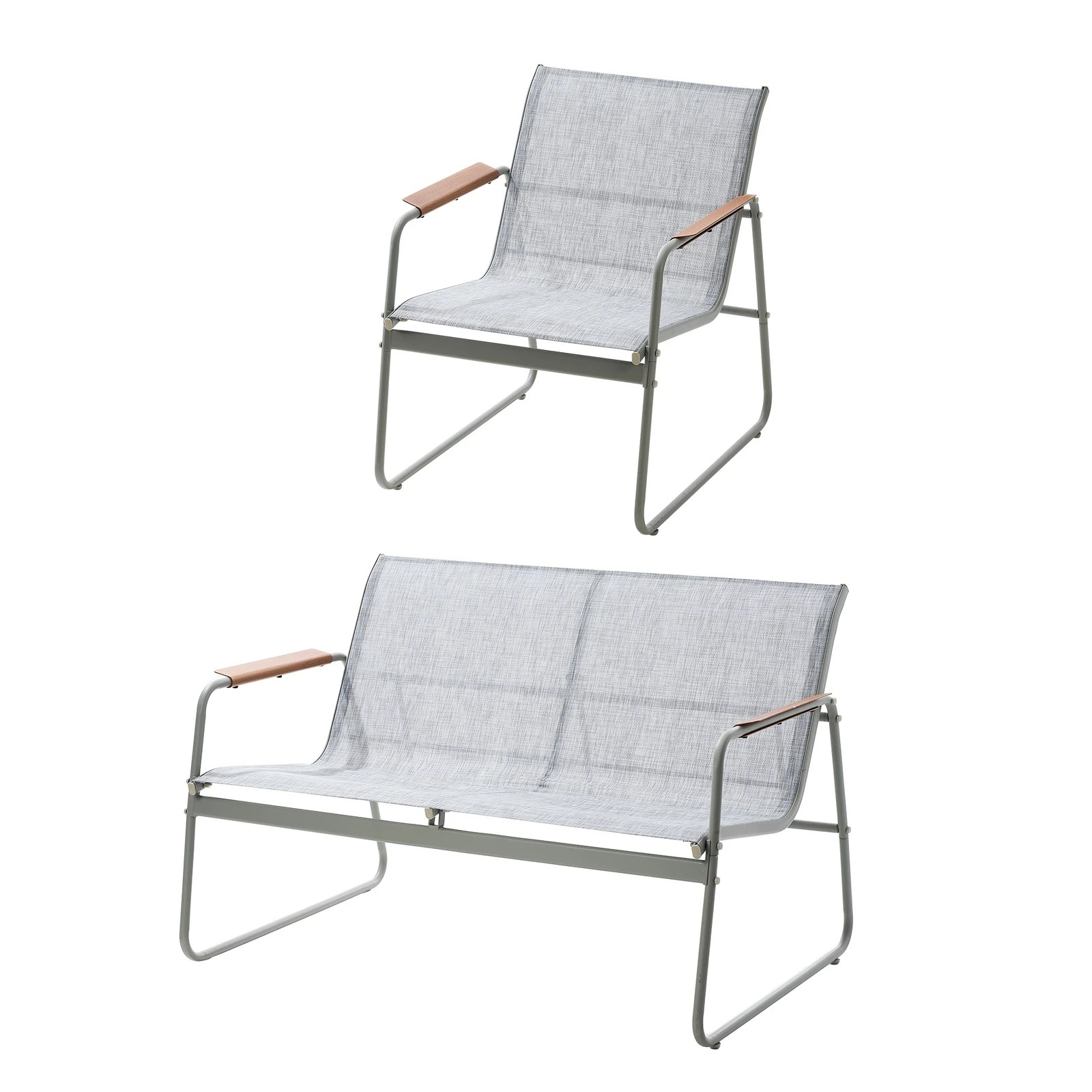 8 Livsip Outdoor Lounge Setting 4 Seater Furniture Patio 70cm Coffee Table Garden - Multi, 8 of 9
