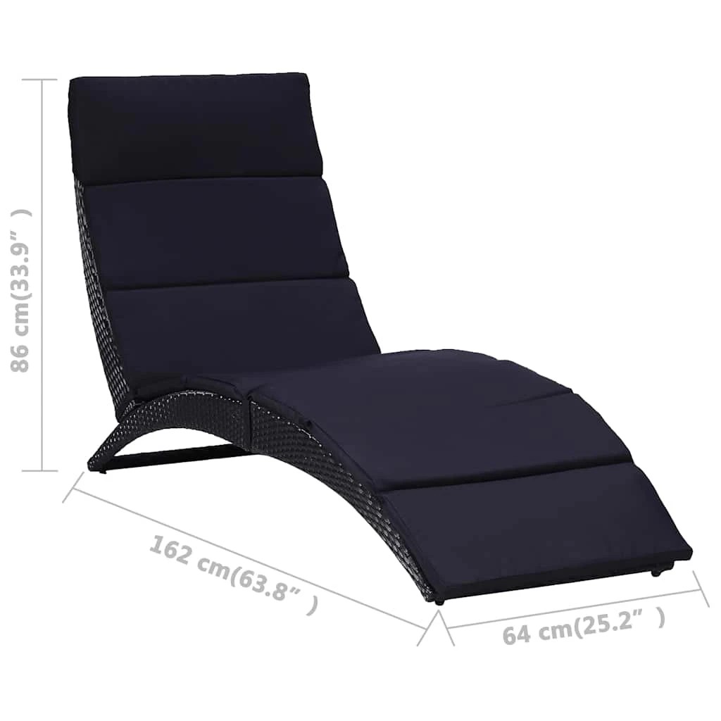7 vidaXL Sunbed Foldable - Grey, 7 of 7