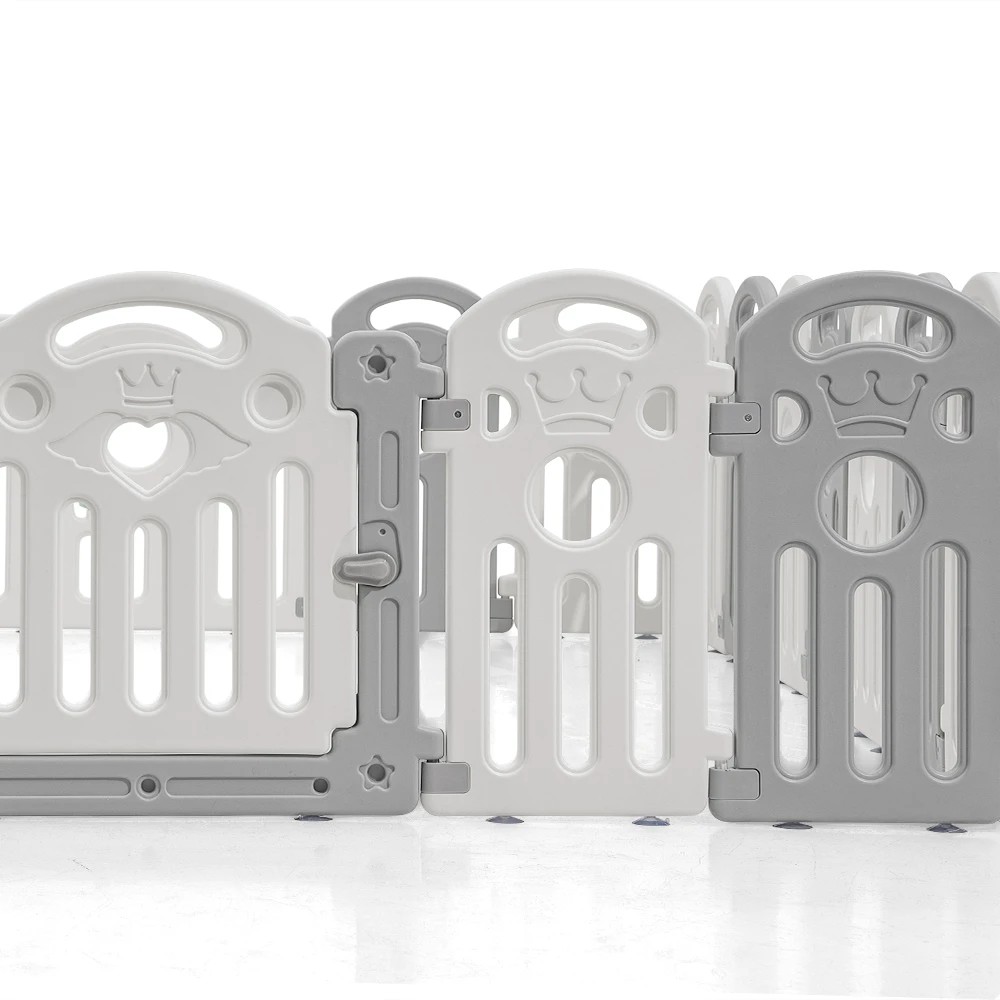 5 Playpals Kids Playpen Baby Safety Gate Toddler Fence Child Play Game 18 Panels - Multi, 5 of 6
