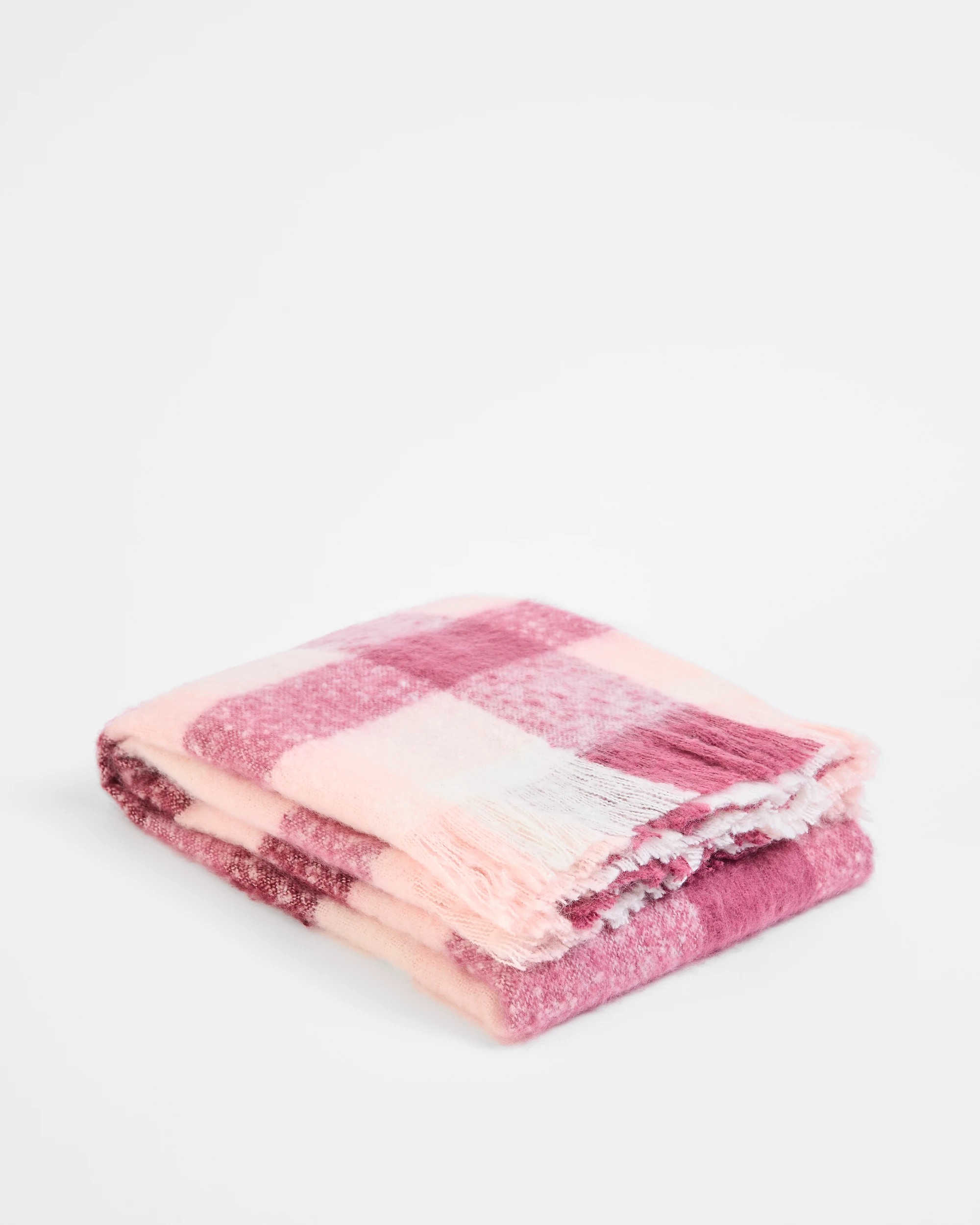 1 Target Madra Check Throw - One Size - Pink, 1 of 3