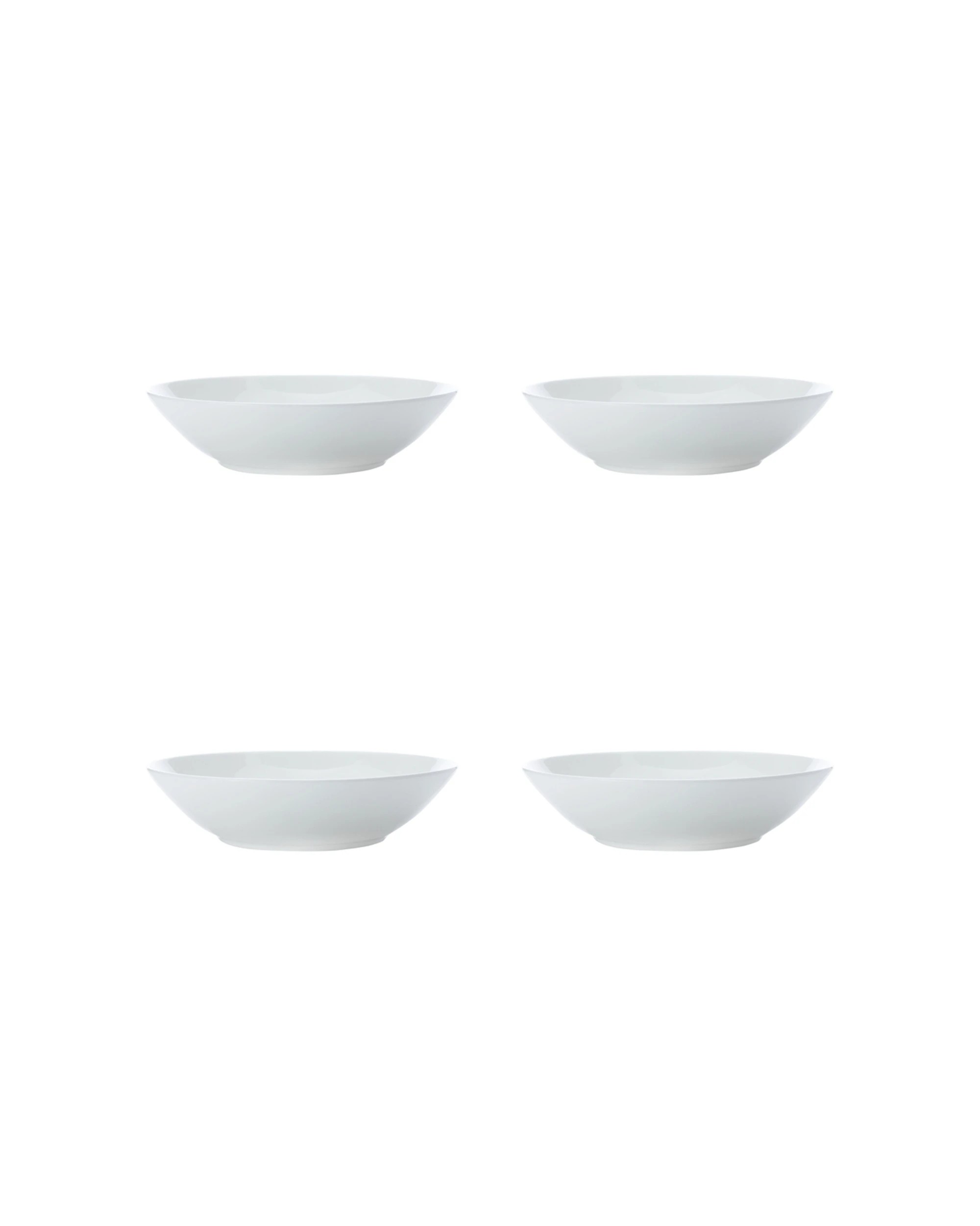 1 Maxwell & Williams 4pc Cashmere Coupe Soup Bowl Set Fine Bone China 20cm - White, 1 of 1