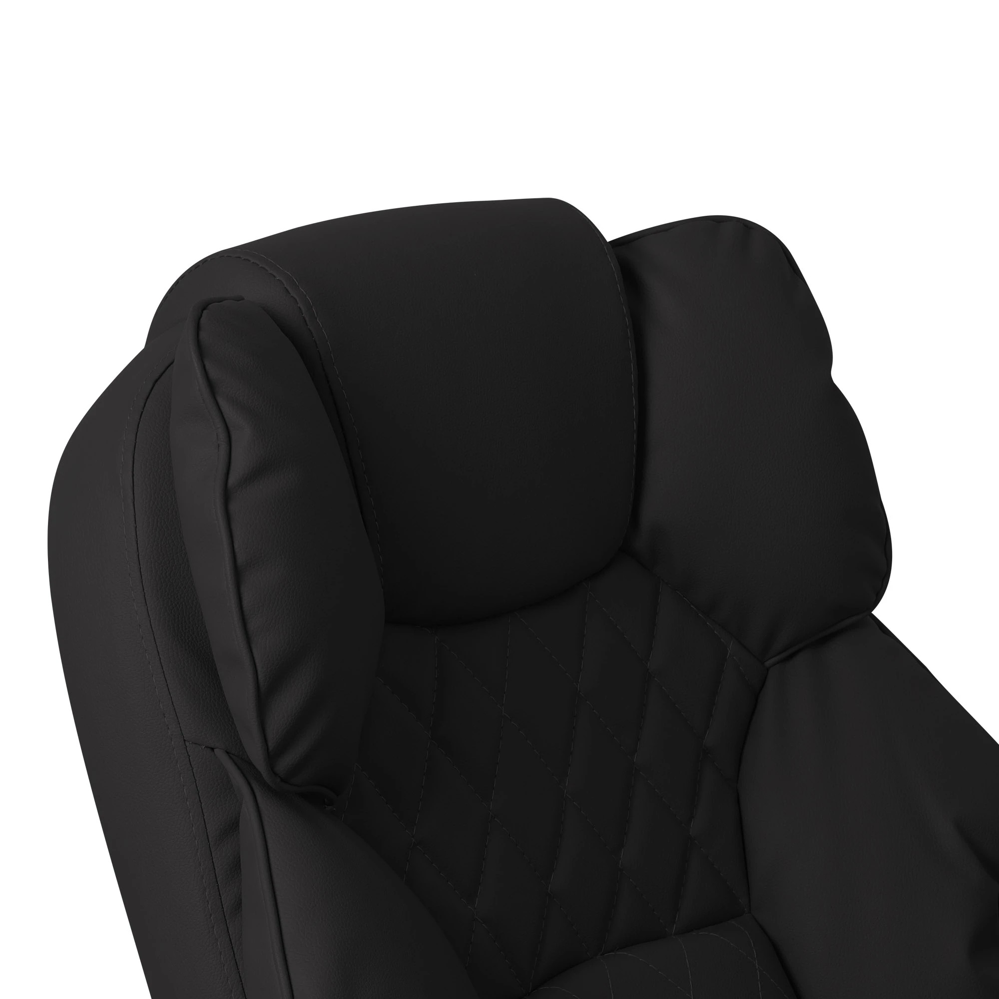6 Levede Pu Leather Office Chair With Footrest, 6 of 6