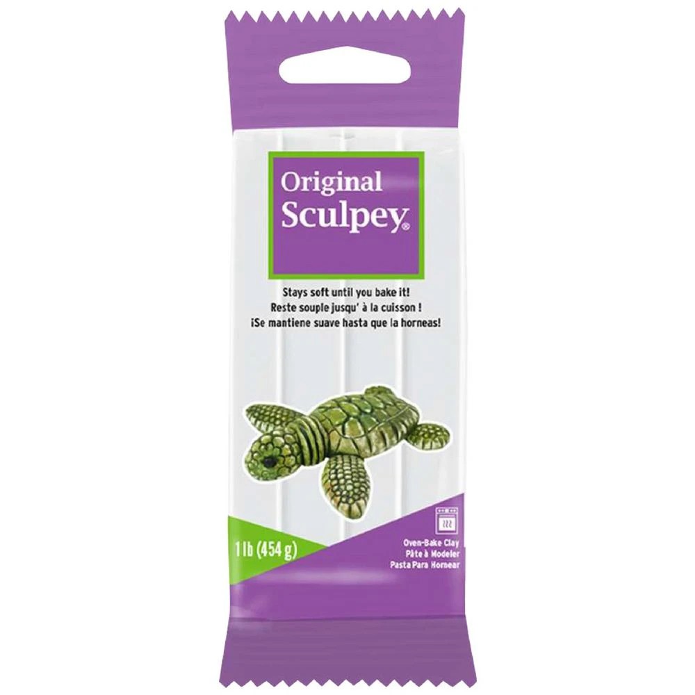 1 Sculpey Original Modelling Clay White 454g, 1 of 4