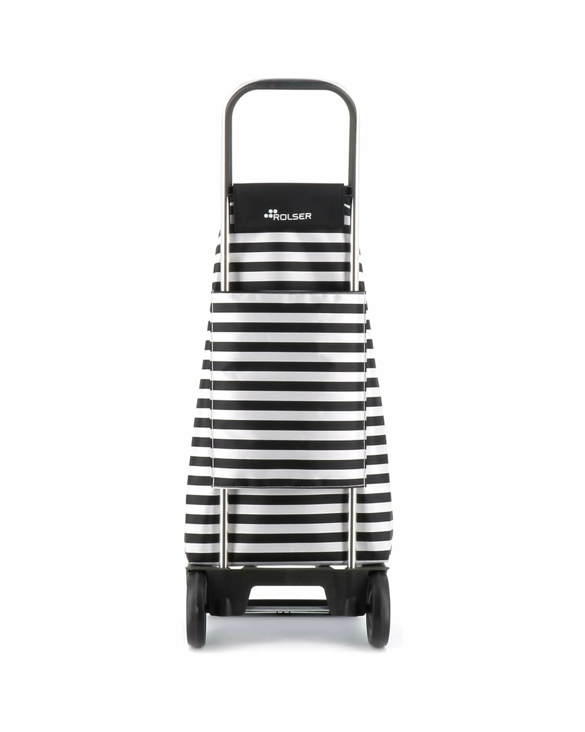 3 Rolser Jet LN Joy Trolley Marina Black & White, 3 of 5
