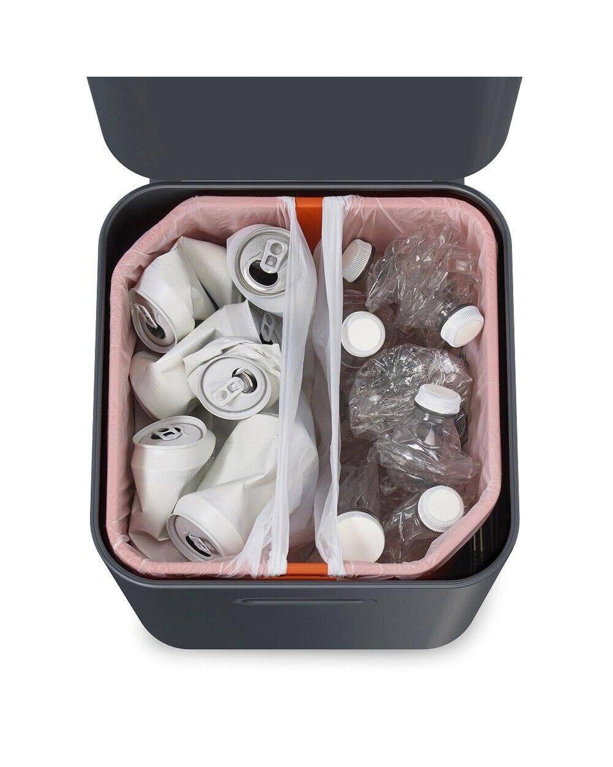 6 Joseph Joseph Totem Compact Waste Separation 40L Bin Graphite 30065, 6 of 9