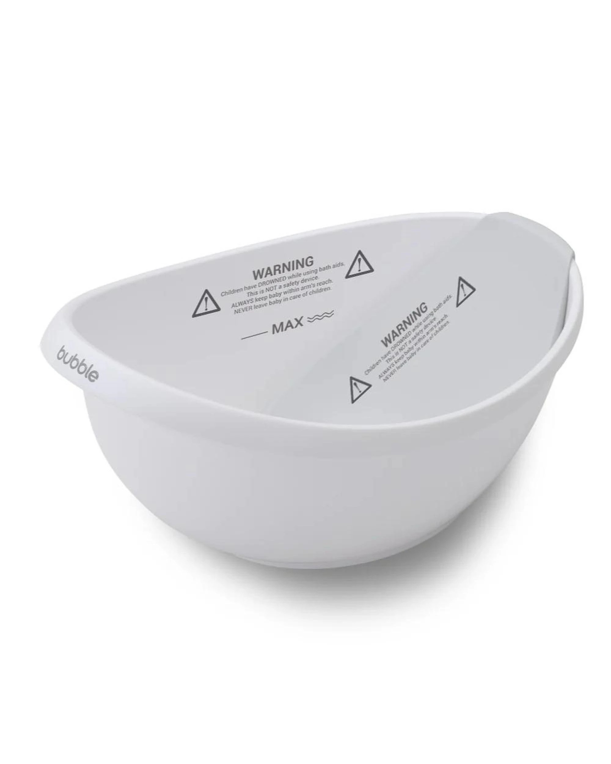2 Bubble Baby Bath with Bath Seat & Newborn Insert - White, 2 of 8
