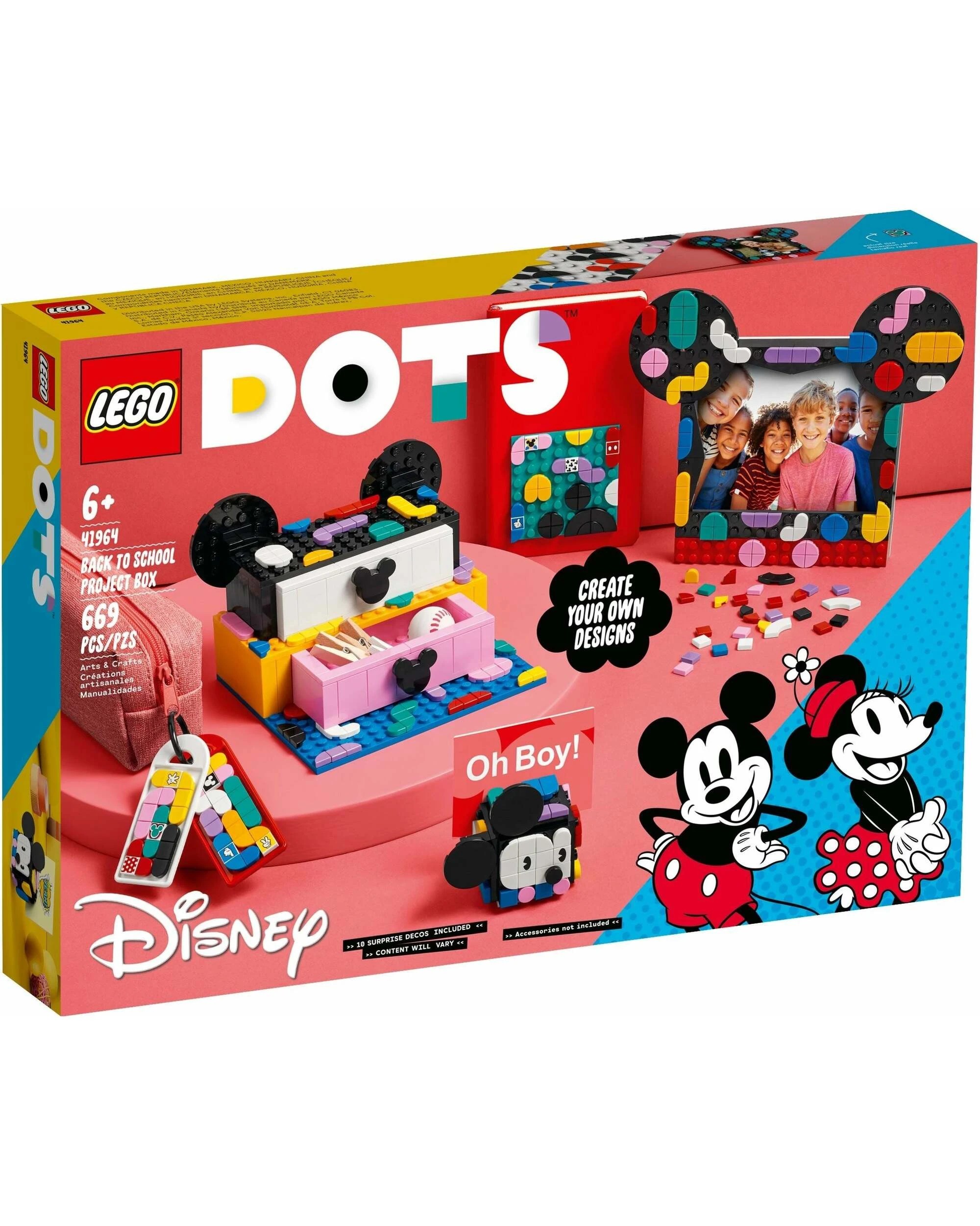 1 LEGO 41964 Mickey & Minnie Back-to-School DOTS Kit, 1 of 5