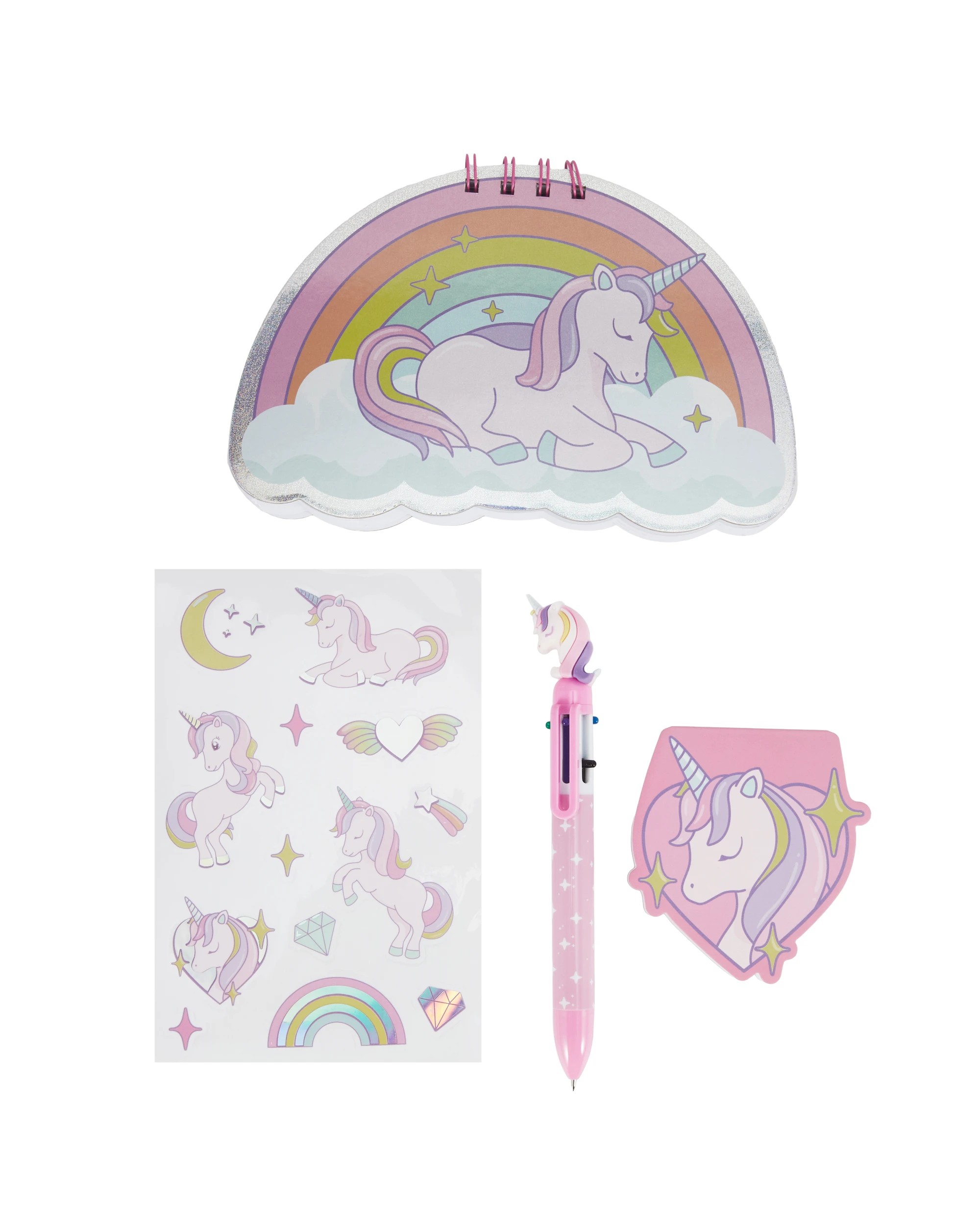 2 4 Piece Unicorn Stationery Set, 2 of 7