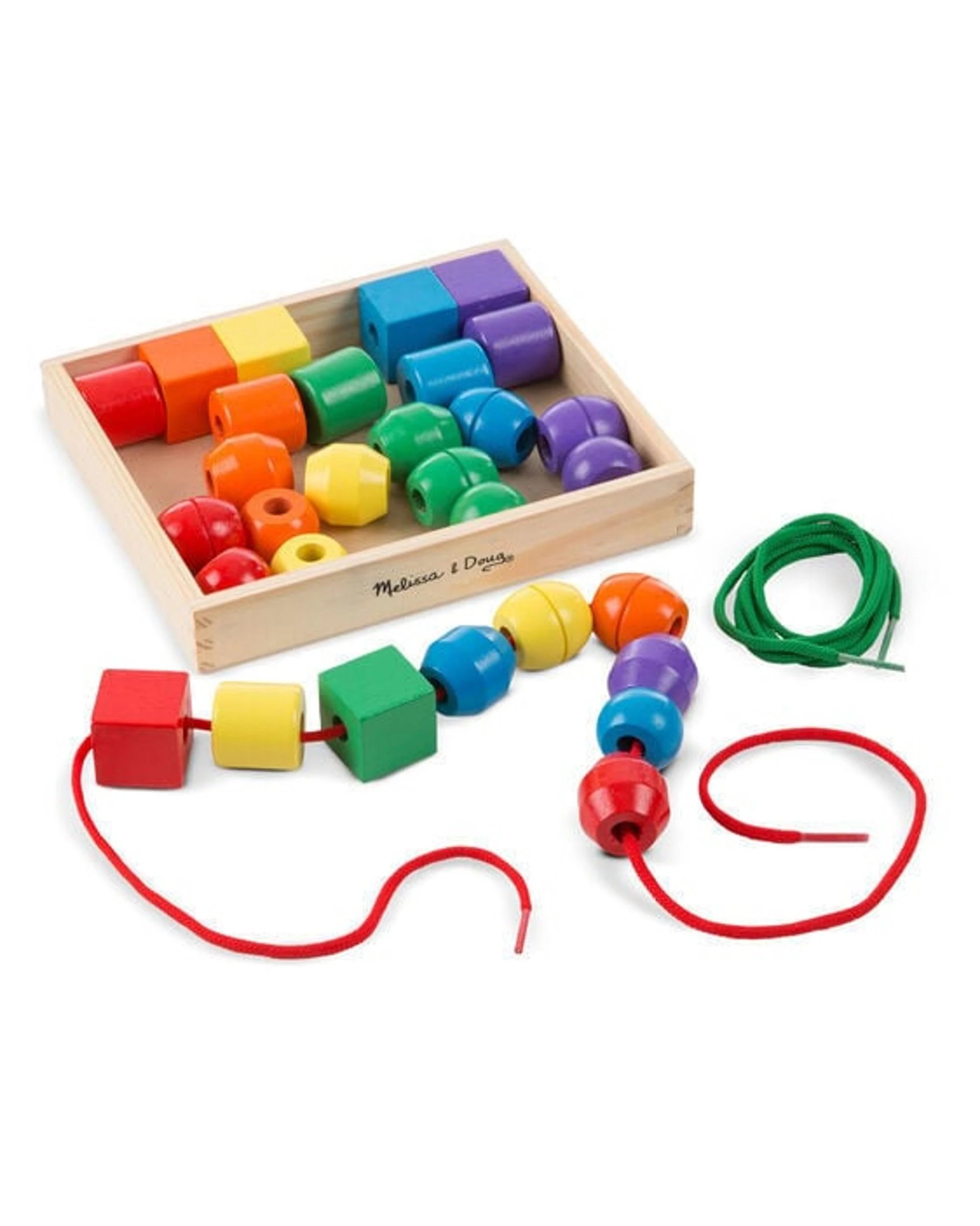 2 Melissa and Doug Primary Lacing Beads, 2 of 3