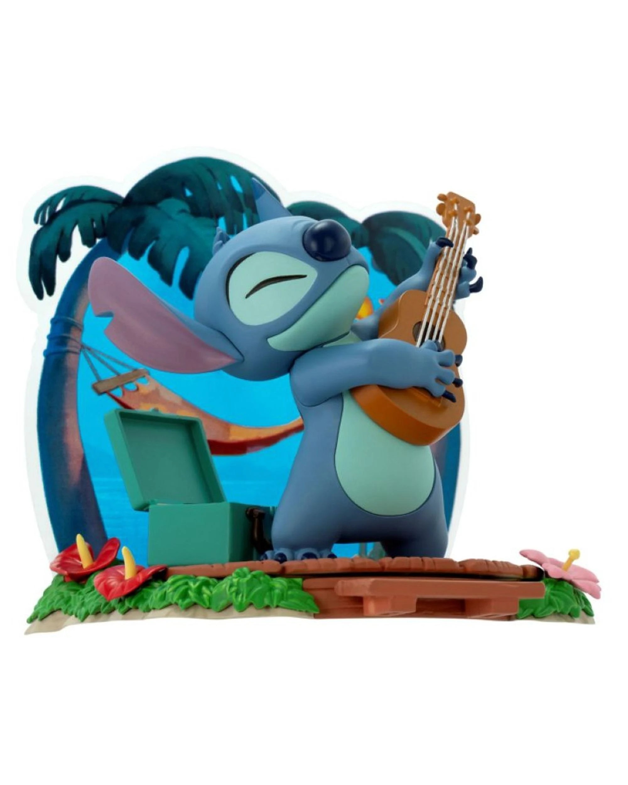 2 ABYstyle Disney Lilo and Stitch Stitch with Guitar 1:10 Scale Figure, 2 of 5
