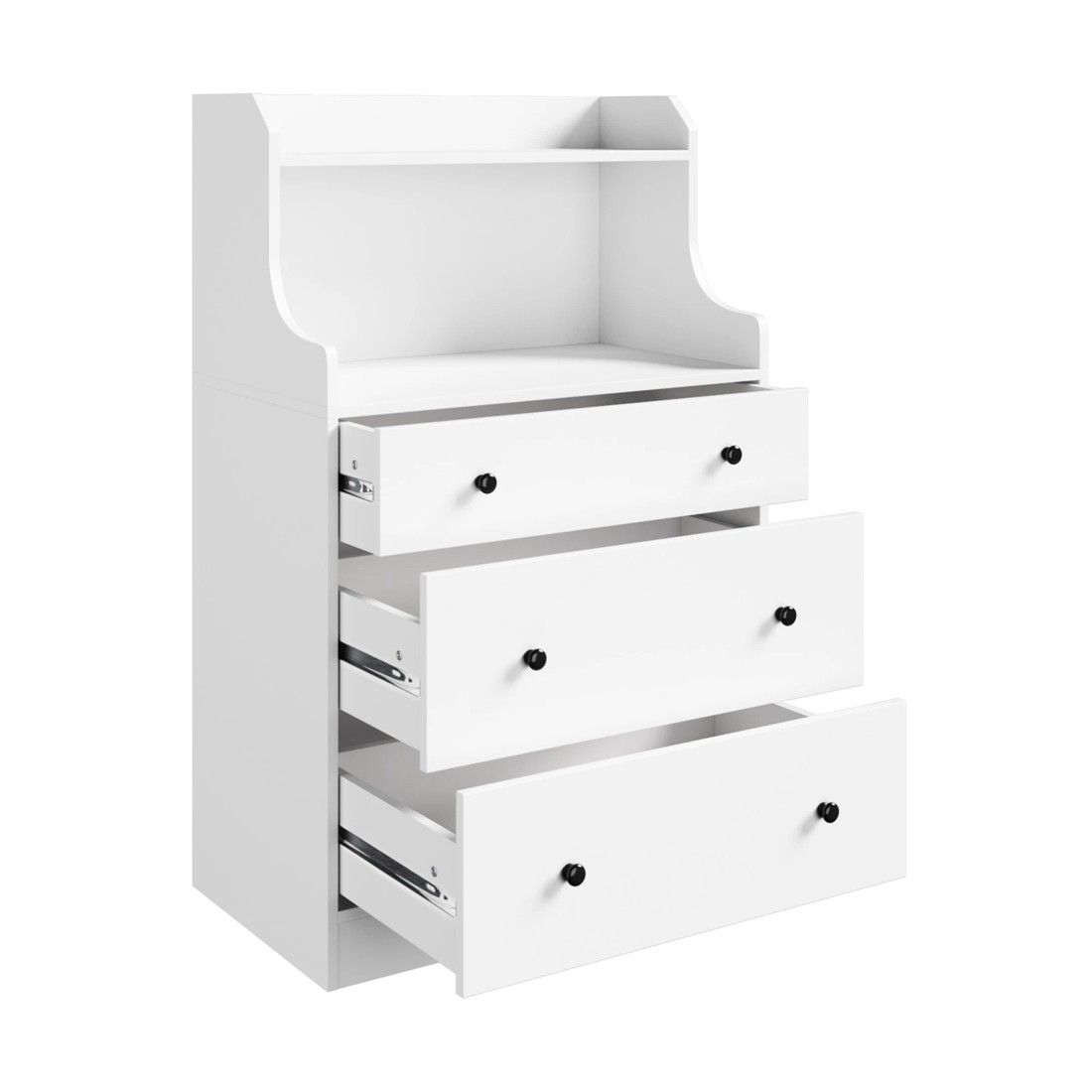 7 Oikiture Sideboard Buffet 3 Chest Of Drawers
 - White, 7 of 10