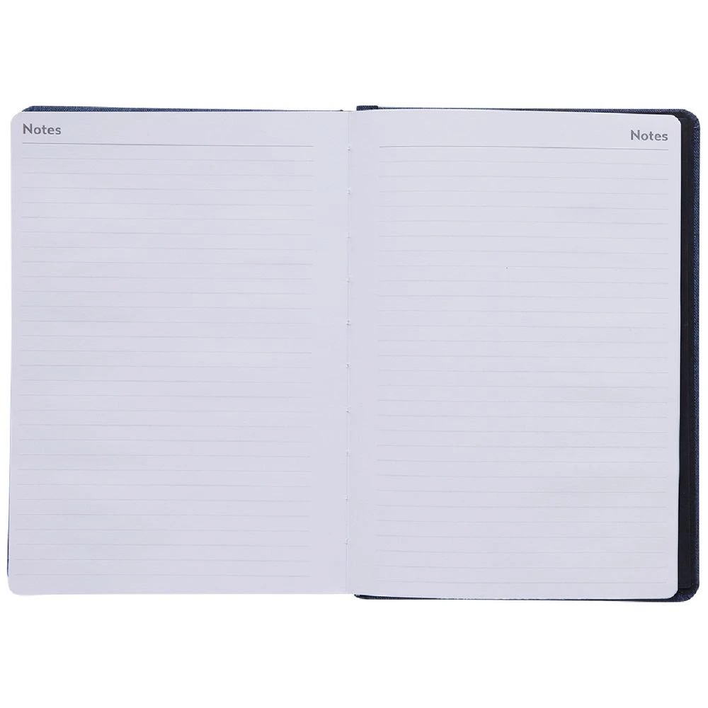 5 Otto A5 Recycled Day to Page Undated Diary Navy, 5 of 6
