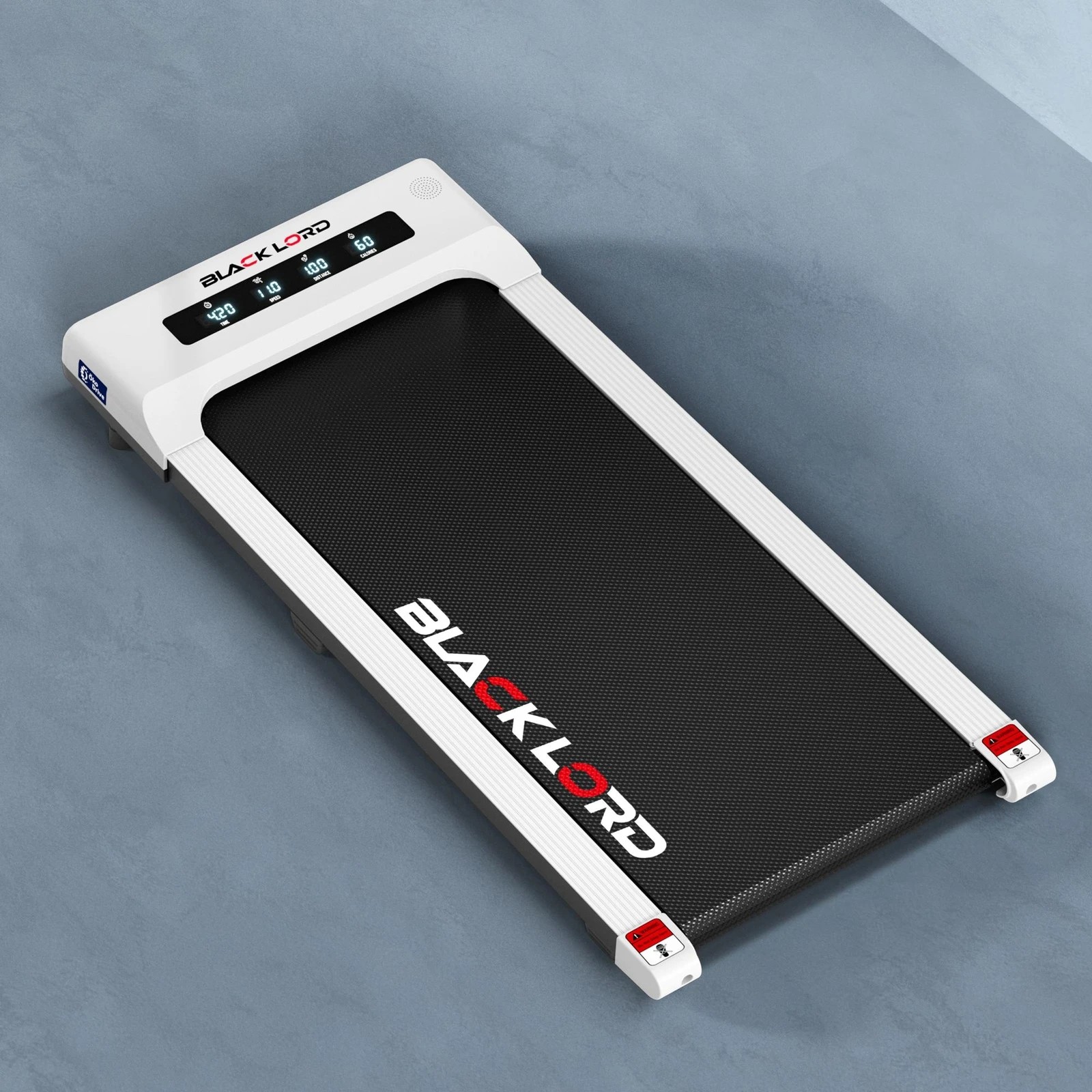 2 Black Lord Treadmill Electric Walking Pad Under Desk Home Gym 40cm Belt - White, 2 of 10