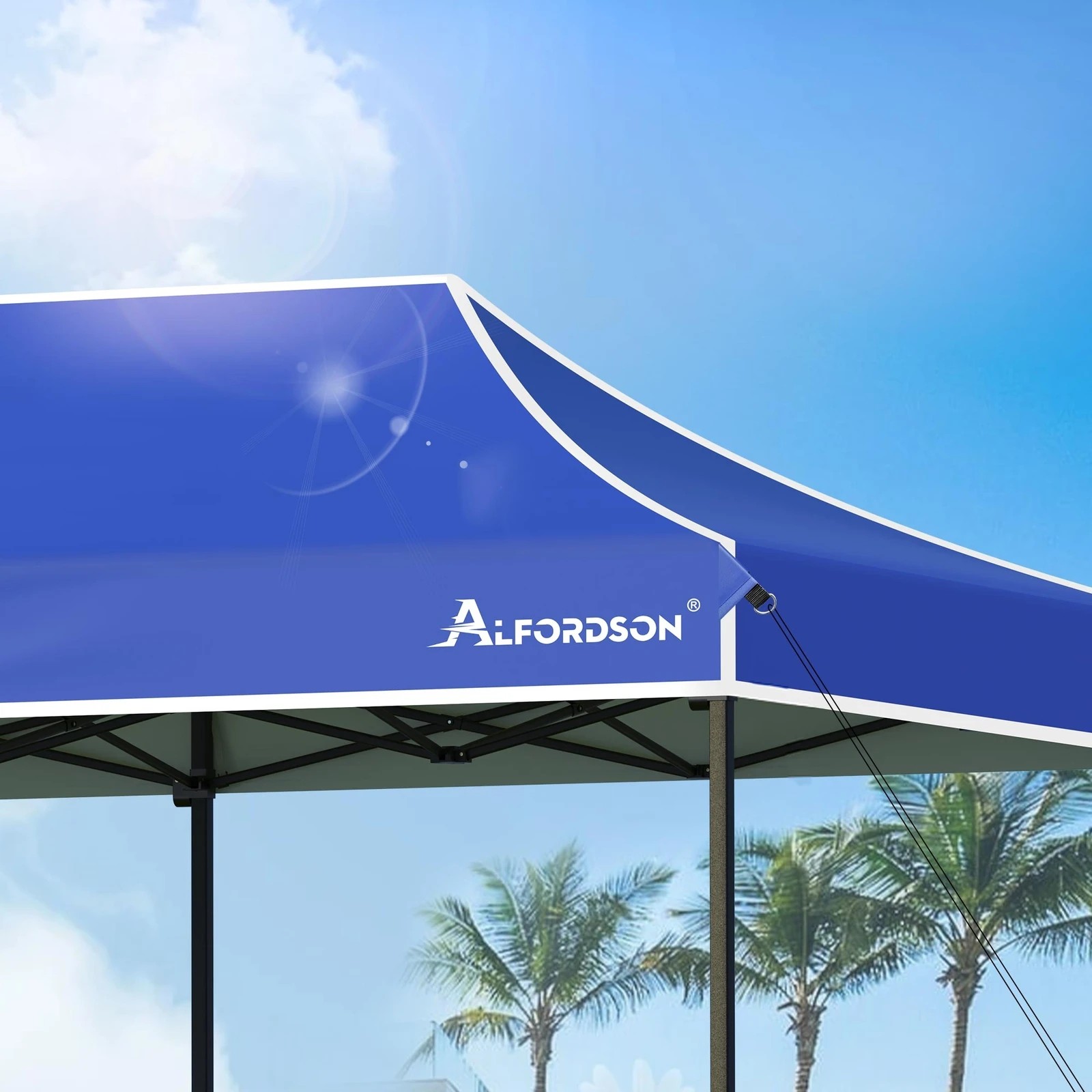 5 Alfordson Gazebo 3x6m Pop Up Marquee Canopy - Blue, 5 of 10