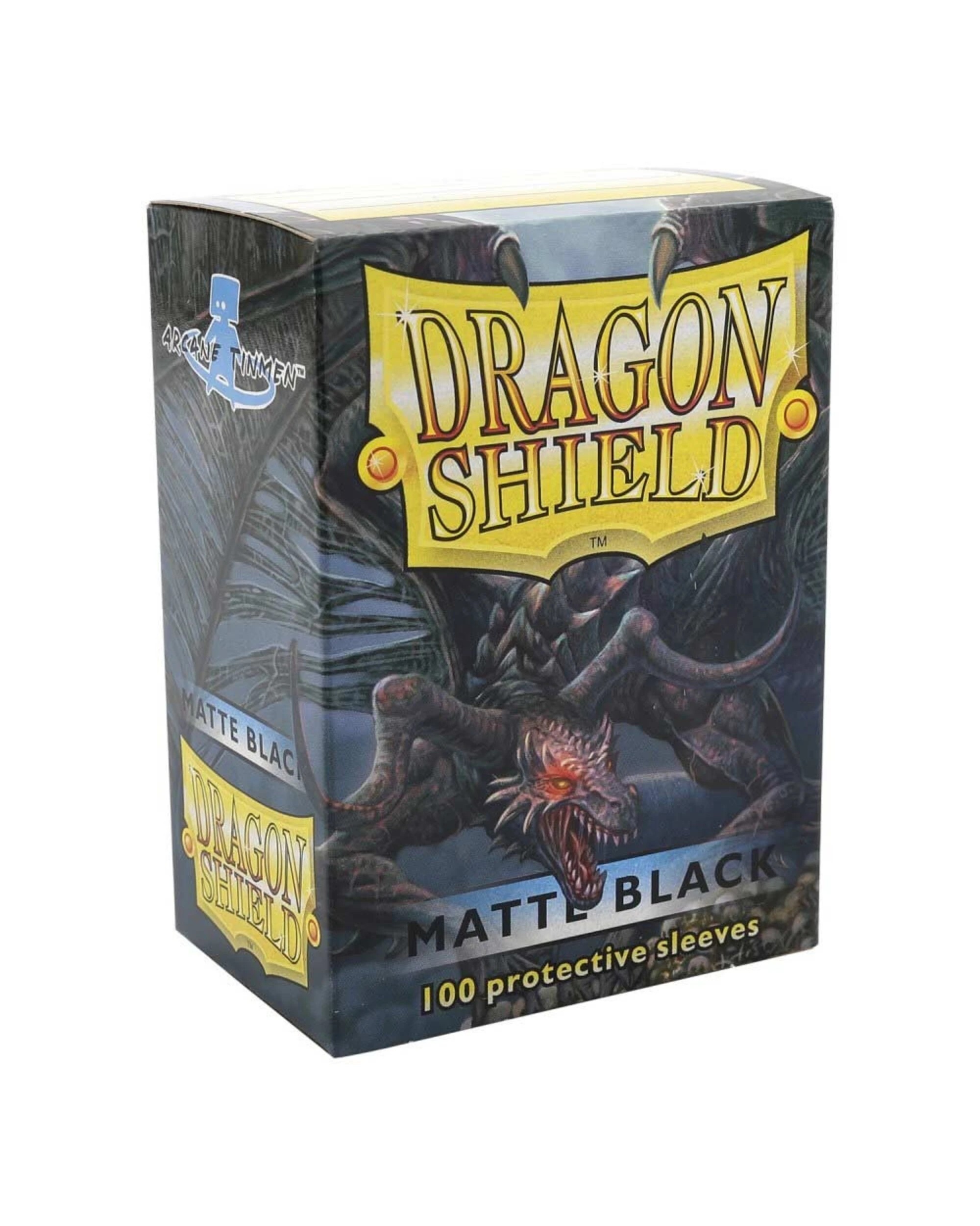 1 Dragon Shield TCG - 100 Matte Dual Trading Card Sleeves - Black, 1 of 1