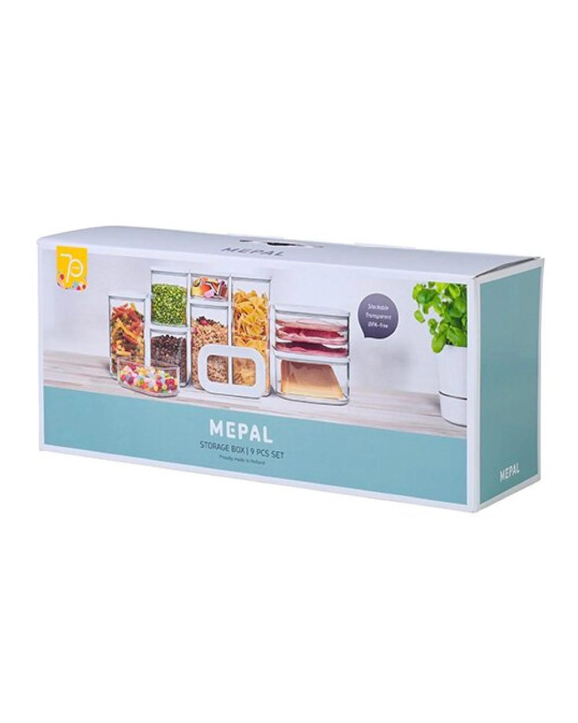 3 Mepal Modula Rectangular 9 Piece Starter Set Storage Box Set 9pc  White, 3 of 8