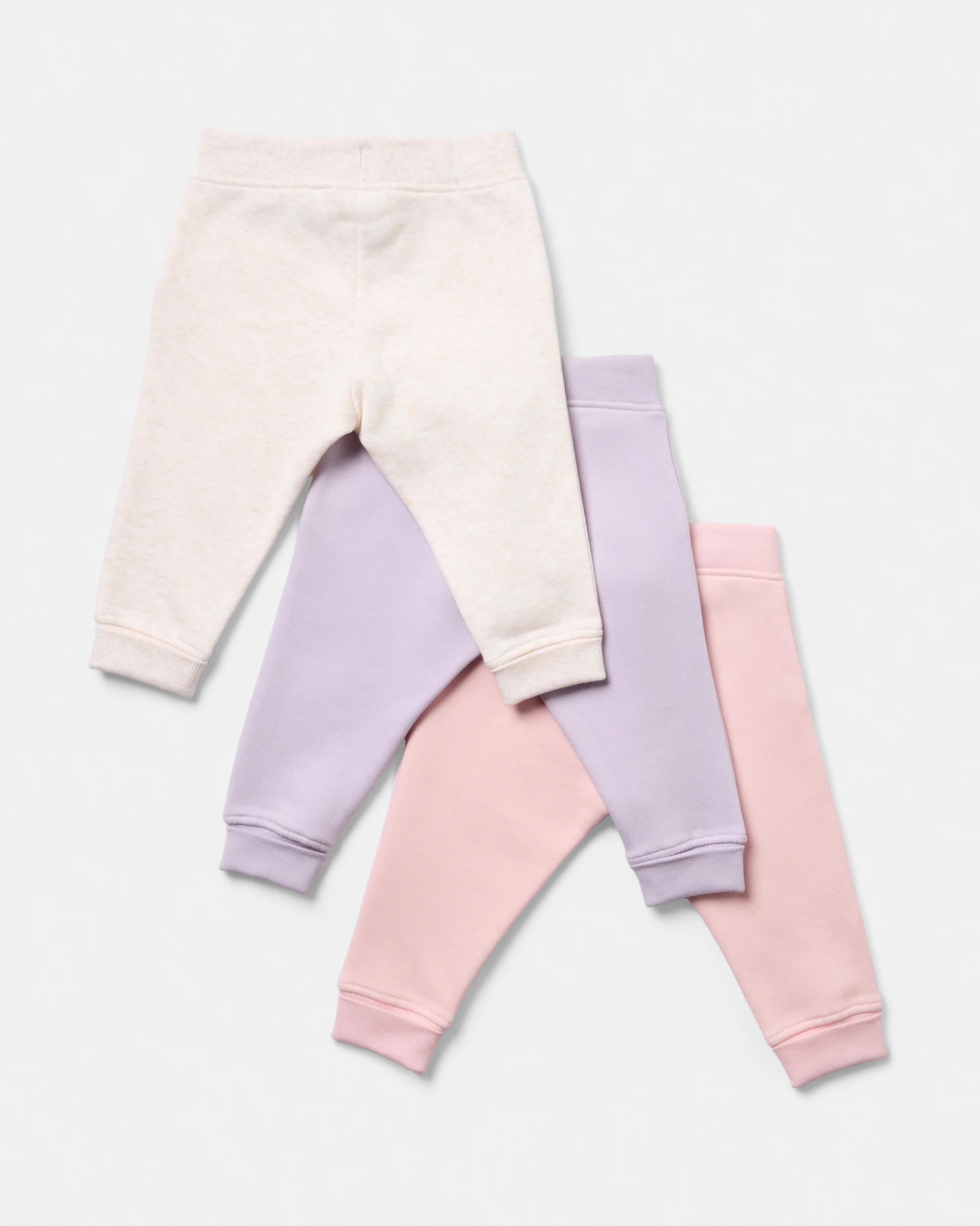 2 3 Pack Trackpants Pnk Mpack, 2 of 6