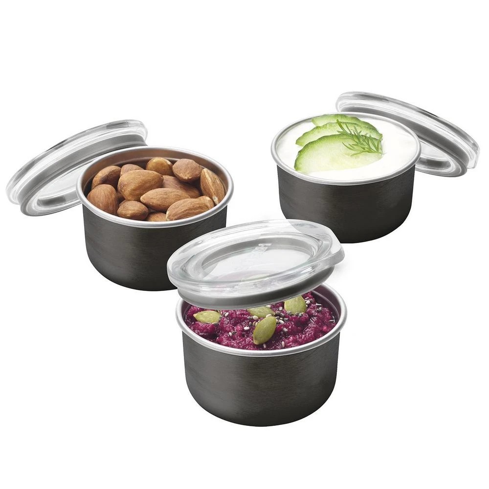 3 Smash Stainless Steel Mini Snack Pots 60mL 3 Pack, 3 of 4