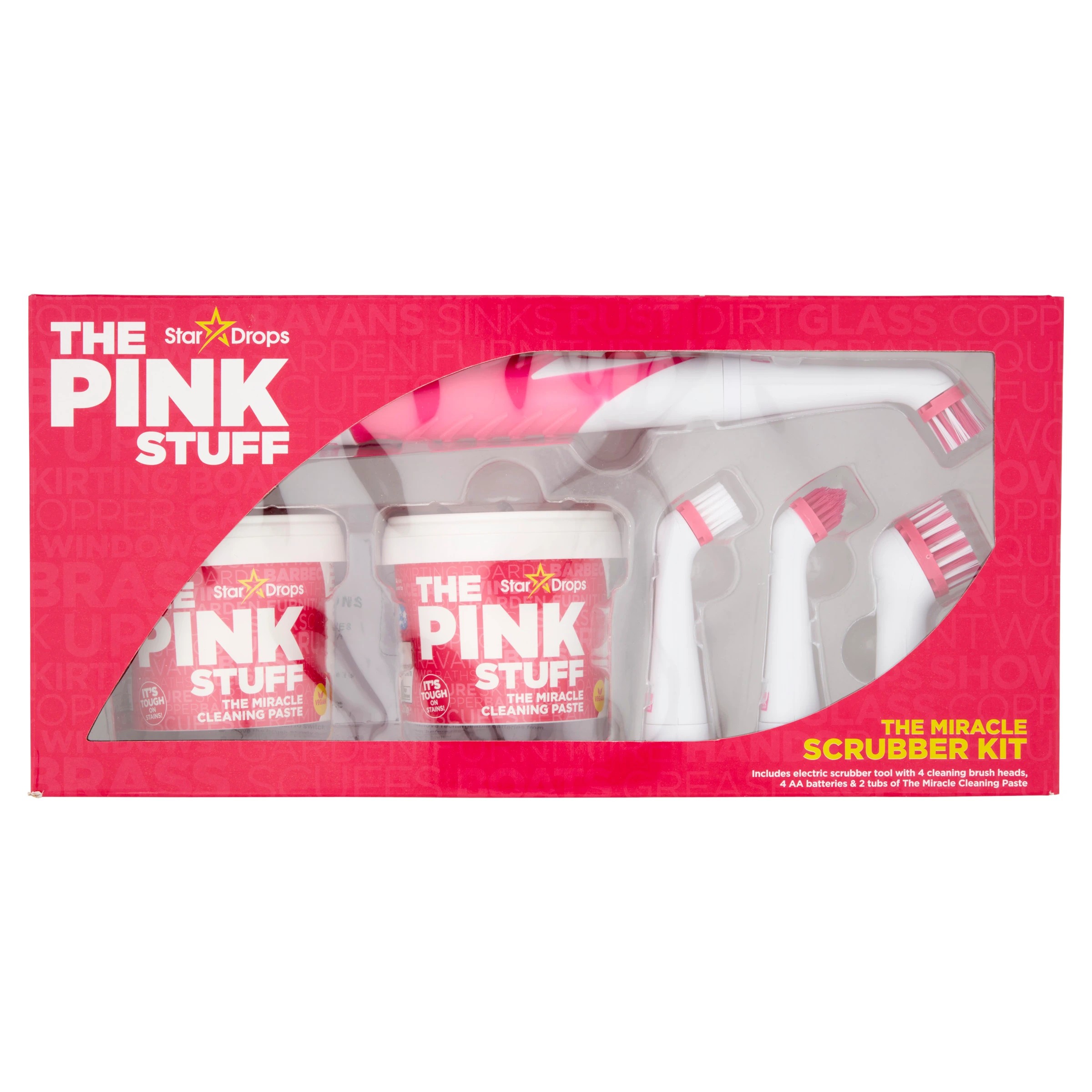 1 Star Drops The Pink Stuff Miracle Scrubber Kit