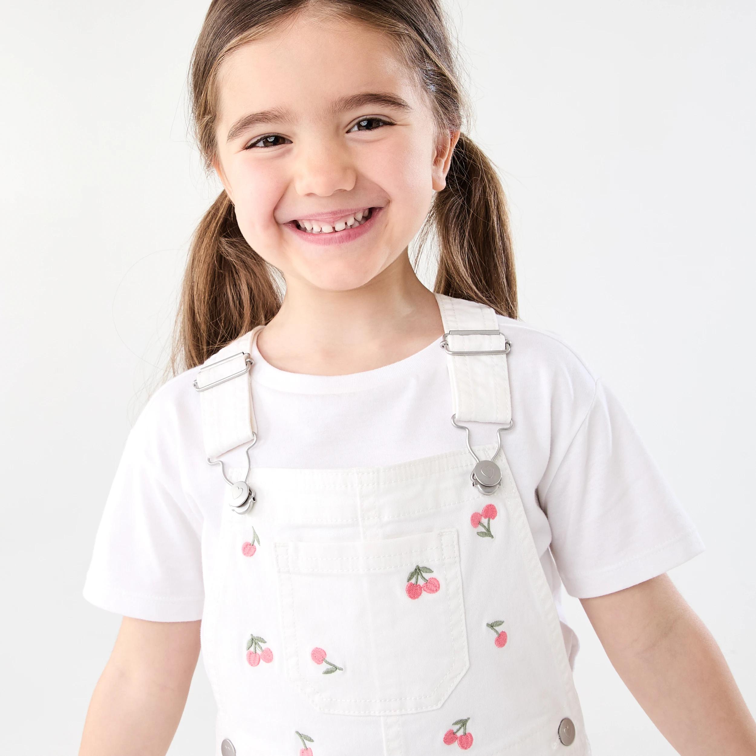 3 Dungarees Wht Cherry, 3 of 10