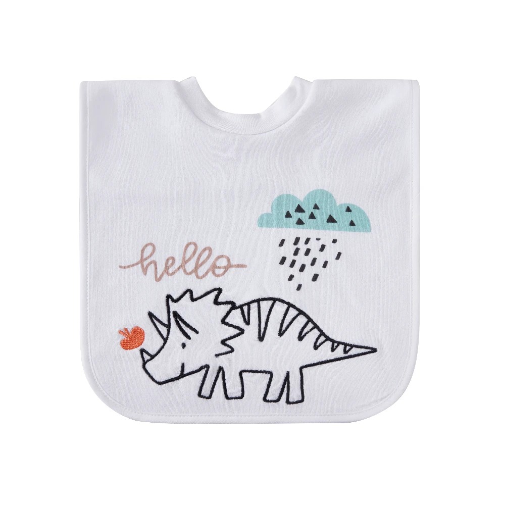 3 Big Softies 3 Pack Popover Bibs, Dino, 3 of 5