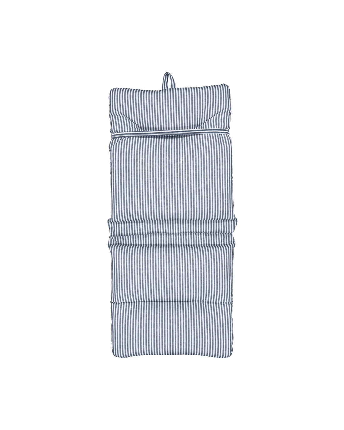8 Outdoor High Back Cushion - Blue Stripe, 8 of 10