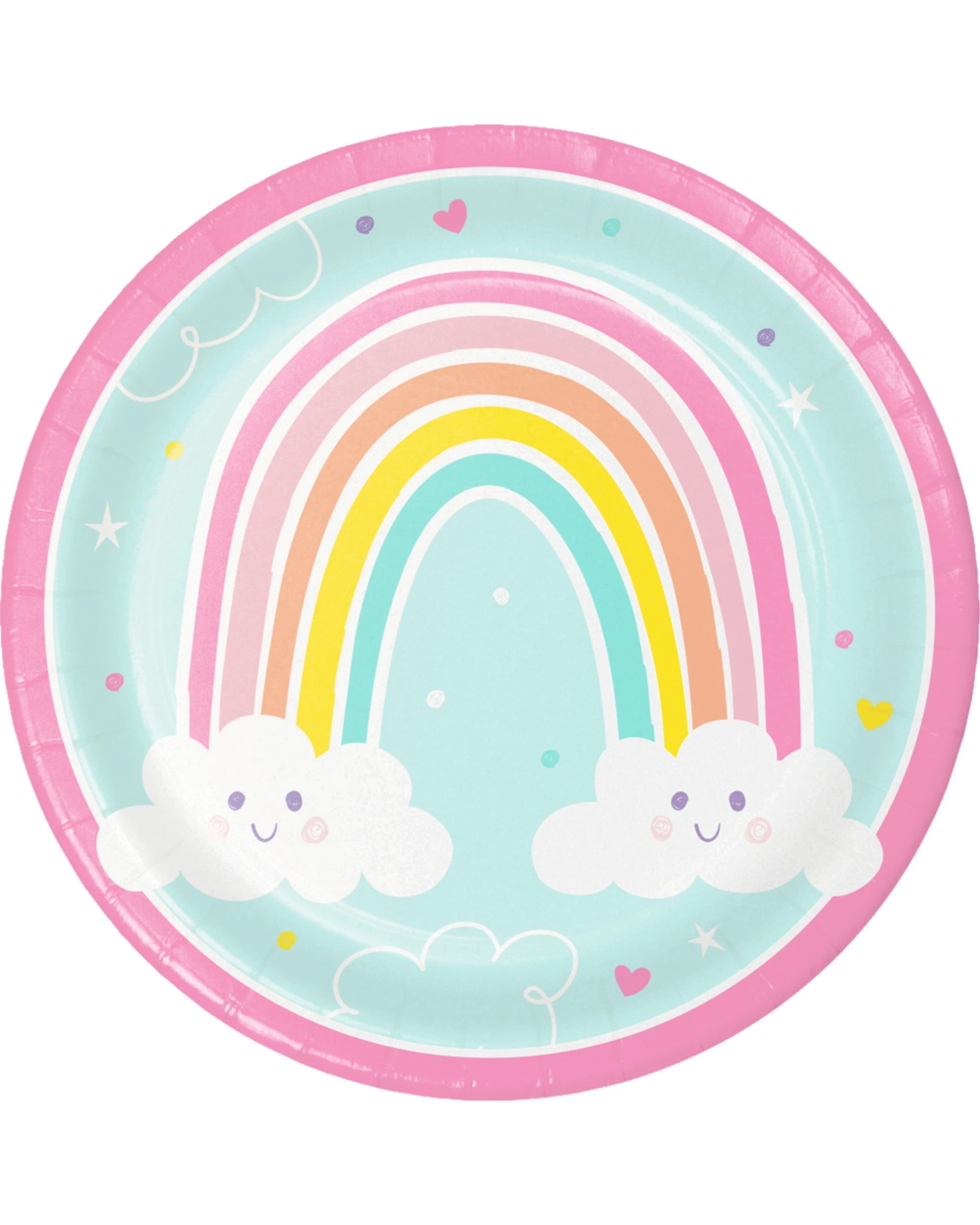 1 Creative Converting Happy Rainbow Large Paper Plates Pack of 8, 1 of 1