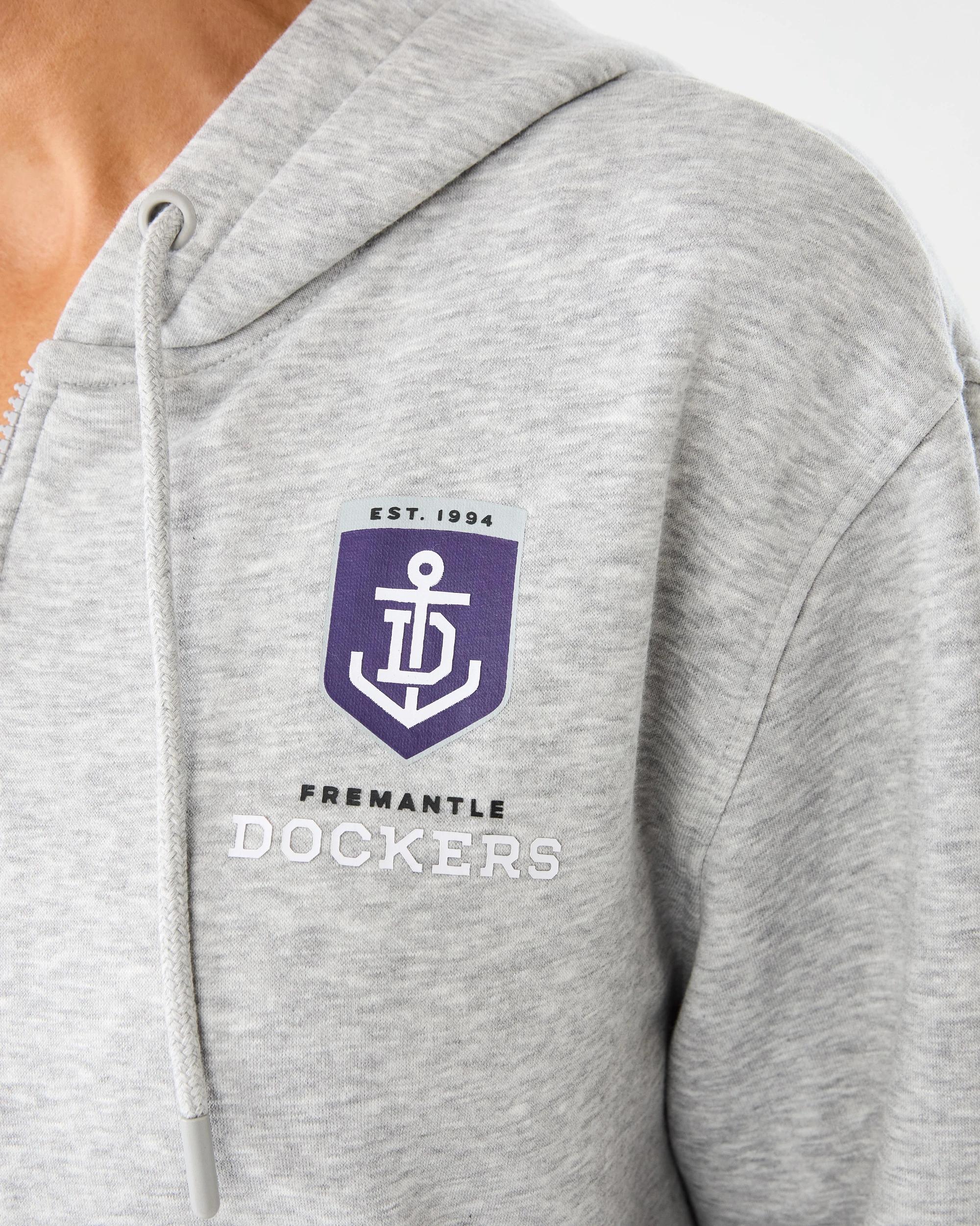 7 Official AFL Adult Zip Through Hoodie Fremantle, 7 of 10