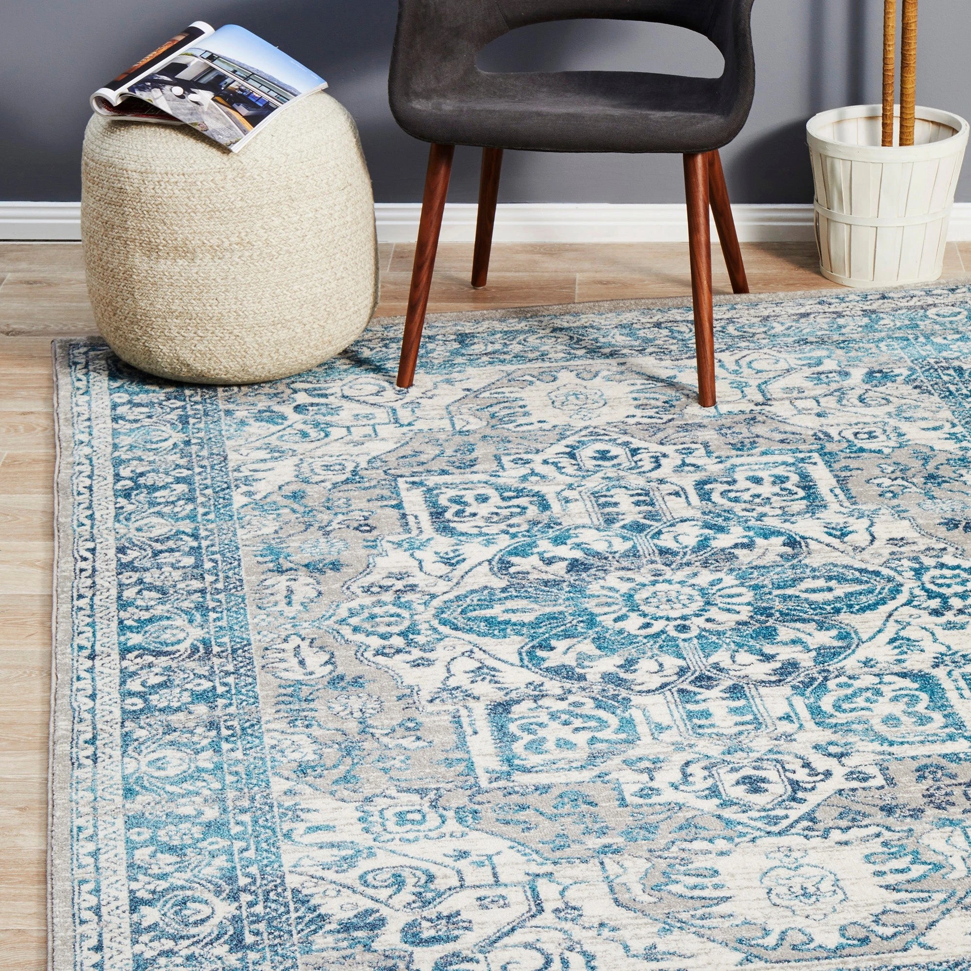 2 Common Ground Rugs Atlas 207 290x200cm - White, 2 of 7