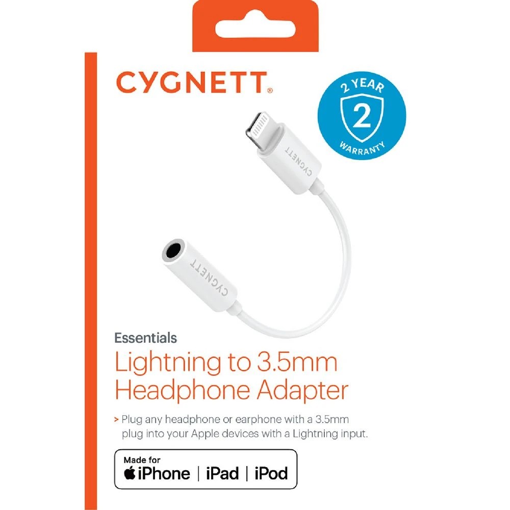 4 Cygnett Essentials 3.5mm to Lightning Adaptor, 4 of 5