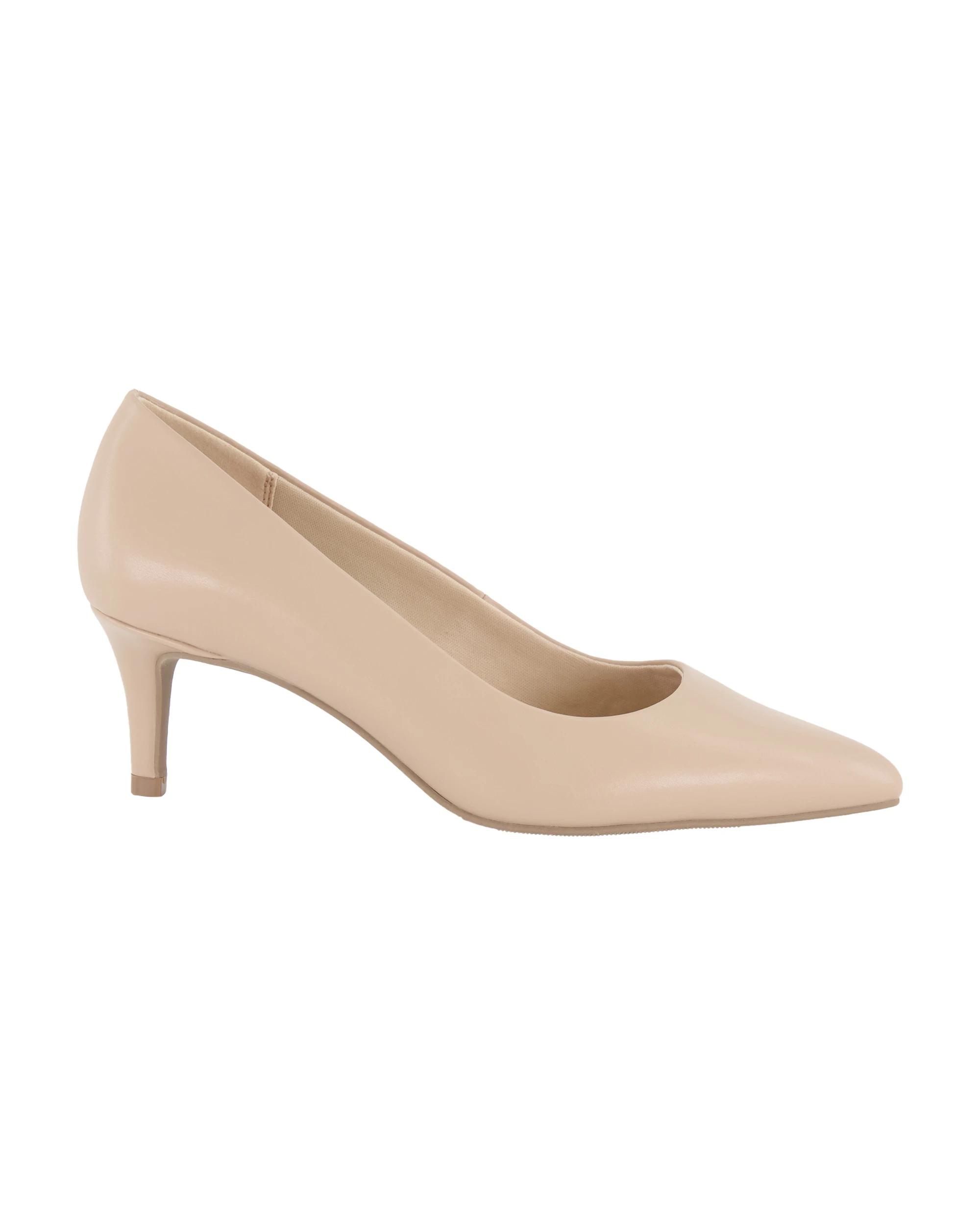 1 Court PU Heels Beige, 1 of 5