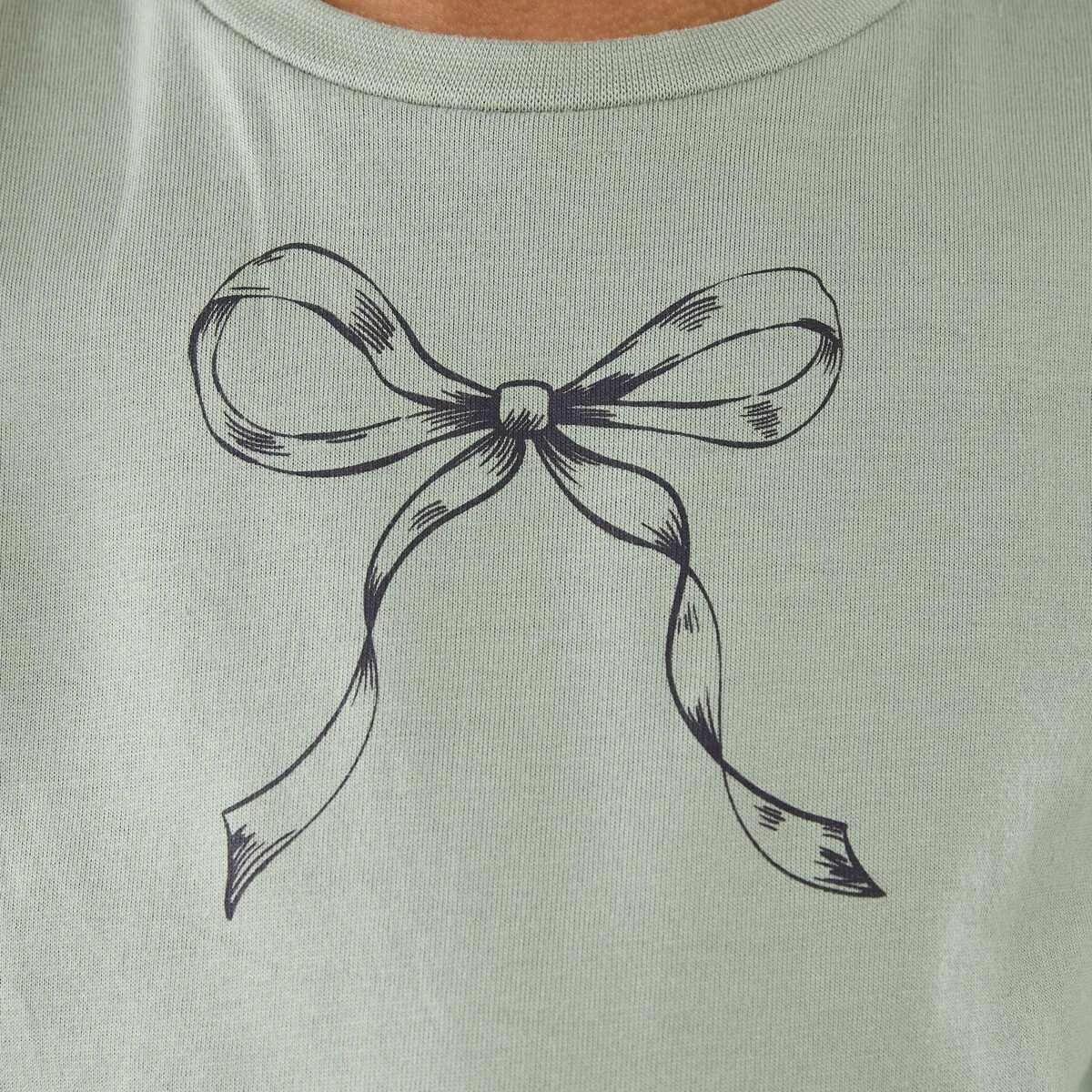 4 Print T-shirt Bow, 4 of 8