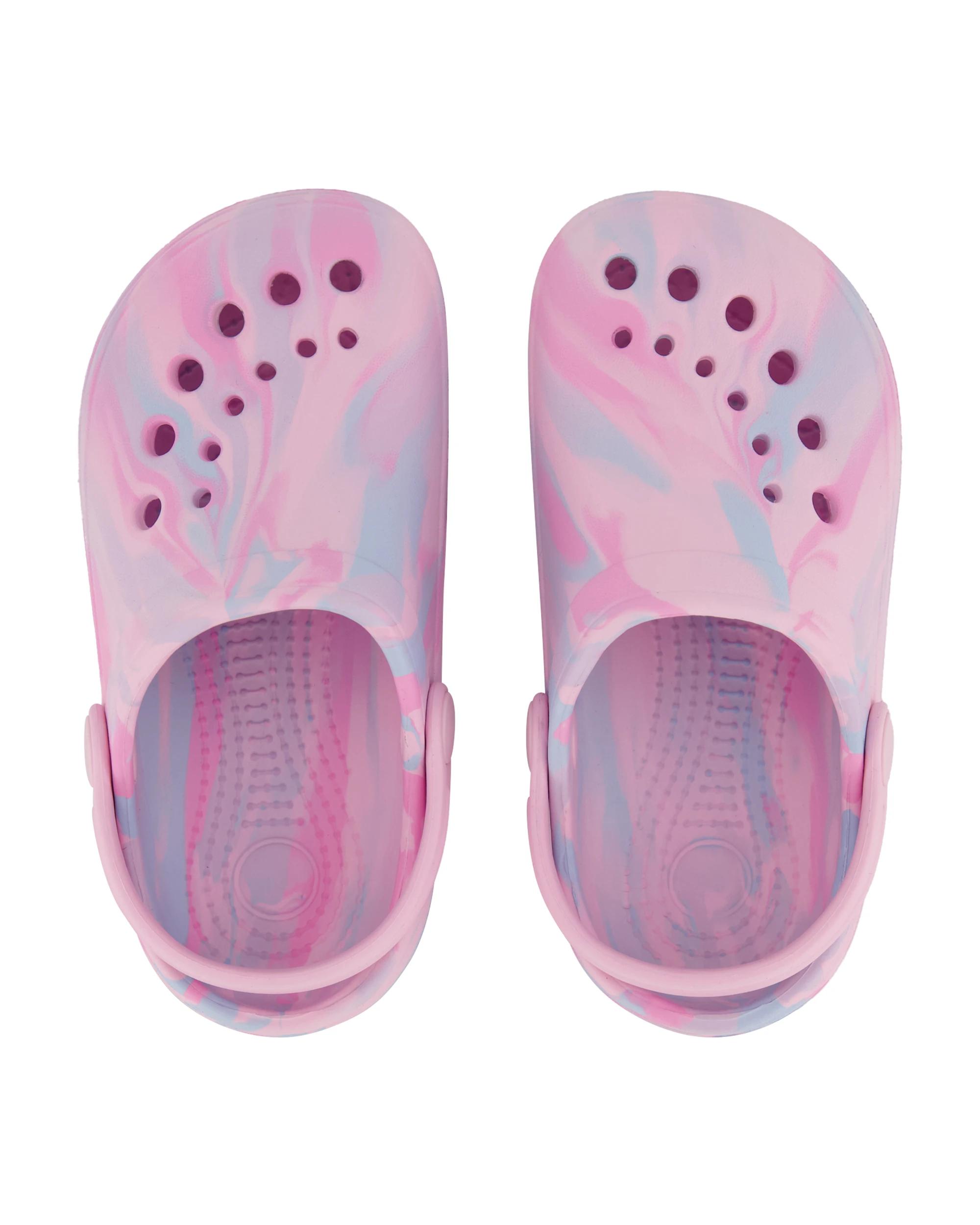3 Junior Slip On Clogs Pinkmarble, 3 of 4