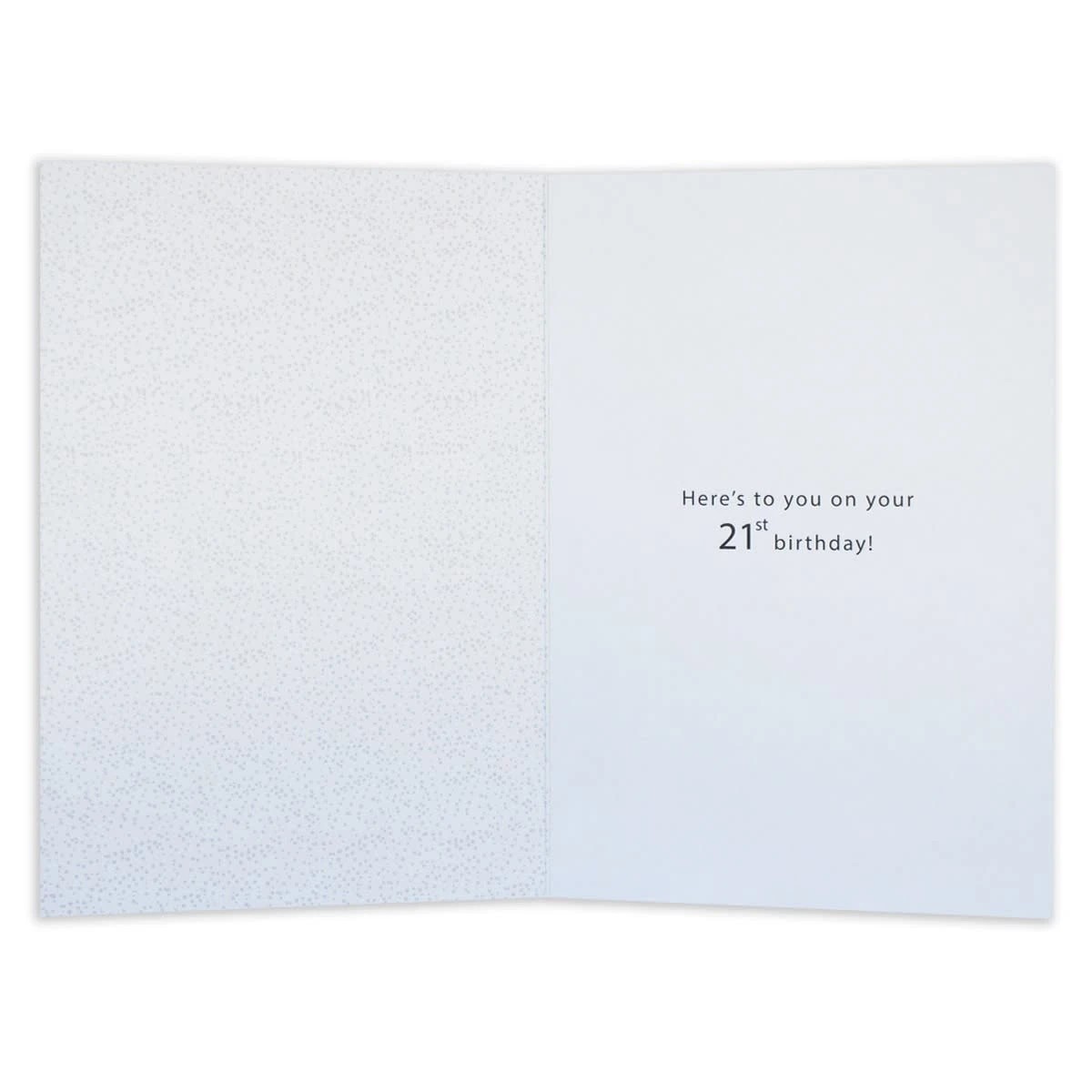 2 Connections from Hallmark 21st Birthday Card - Copper Foil, 2 of 3