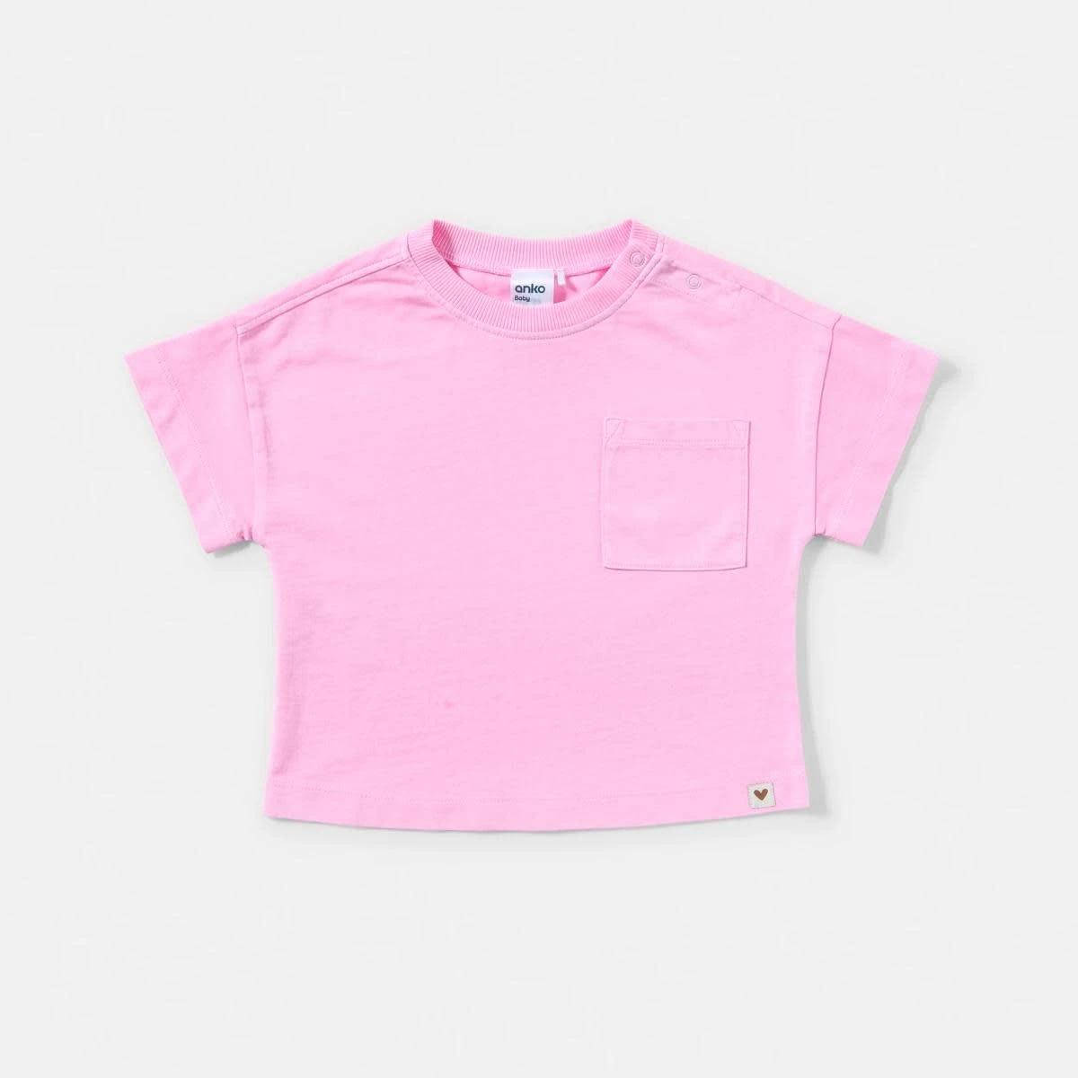 4 2 Pack Short Sleeve Oversized Wash T-shirt BUBBLEGUM, 4 of 6